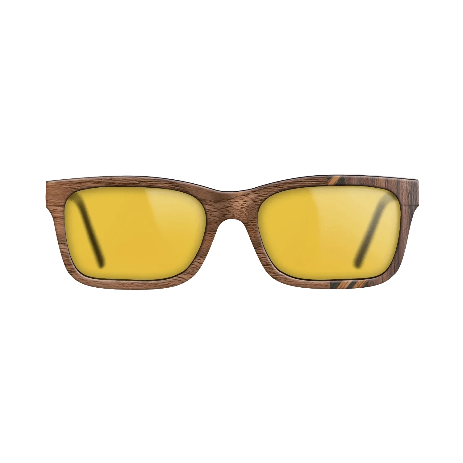 Italian Ebony,Rosewood Reconstituted,Walnut Claro Light: Fractal - The Sage - Rectangle - 1112 - SIRIS wood optic