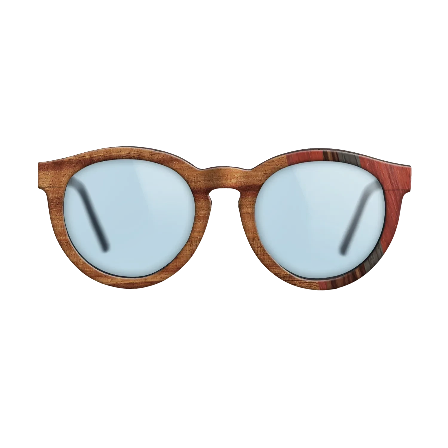 Walnut: Straight Grain,Koa,Poplar Dyed: Red,Kingwood,Fumed Oak: Fractal - The Rebel - Round - 879 - SIRIS wood optic