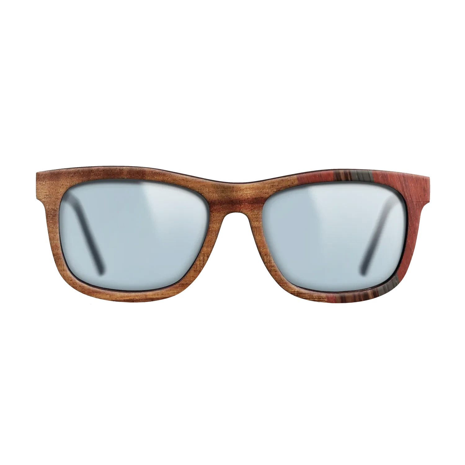 Walnut: Straight Grain,Koa,Poplar Dyed: Red,Kingwood,Fumed Oak: Fractal - The Hero - Square - 879 - SIRIS wood optic