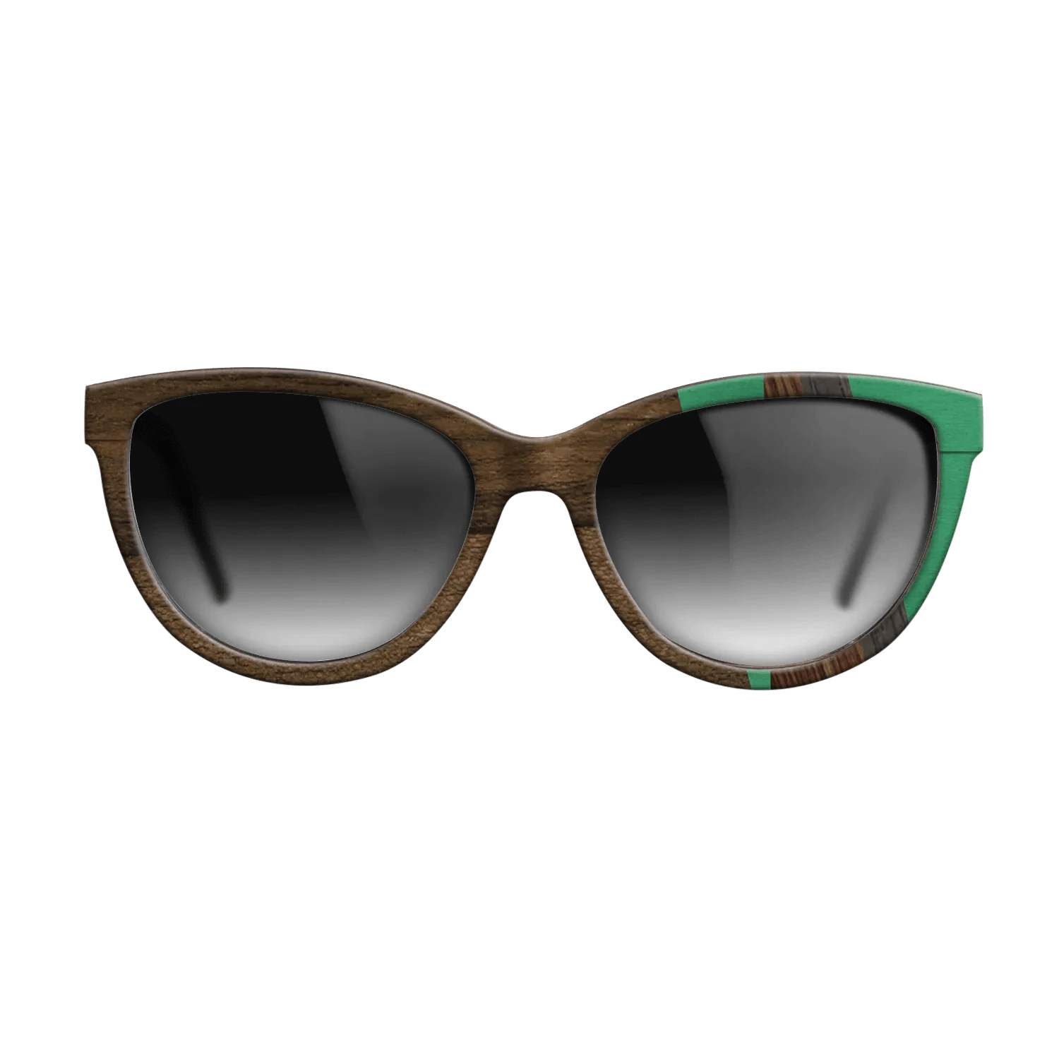 Ziricote Dark Quartered,Poplar Dyed: Green,Kingwood,Fumed Oak,Walnut: Straight Grain: Fractal - The Maiden - Cat - 1479 - SIRIS wood optic