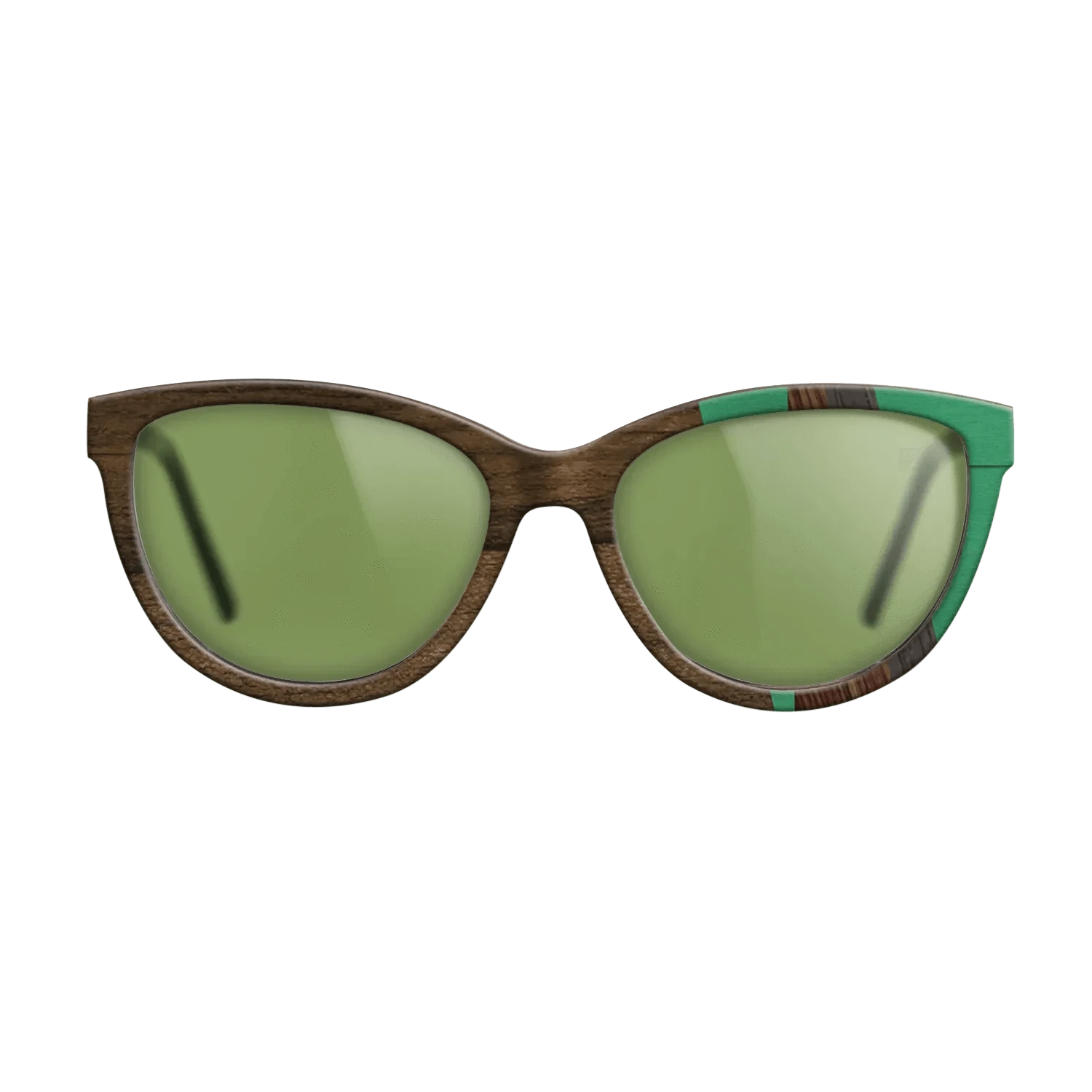 Ziricote Dark Quartered,Poplar Dyed: Green,Kingwood,Fumed Oak,Walnut: Straight Grain: Fractal - The Maiden - Cat - 1479 - SIRIS wood optic