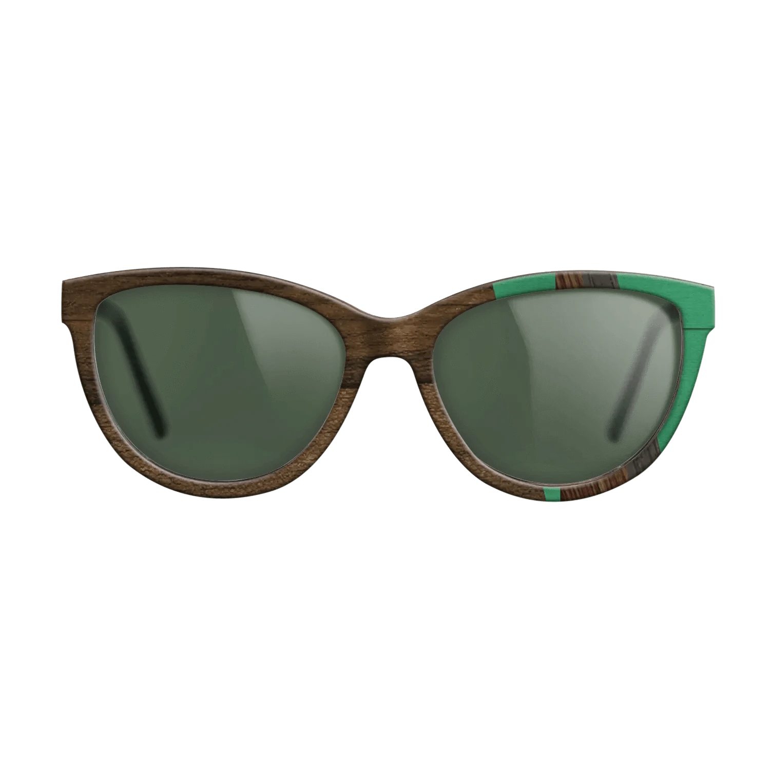 Ziricote Dark Quartered,Poplar Dyed: Green,Kingwood,Fumed Oak,Walnut: Straight Grain: Fractal - The Maiden - Cat - 1479 - SIRIS wood optic