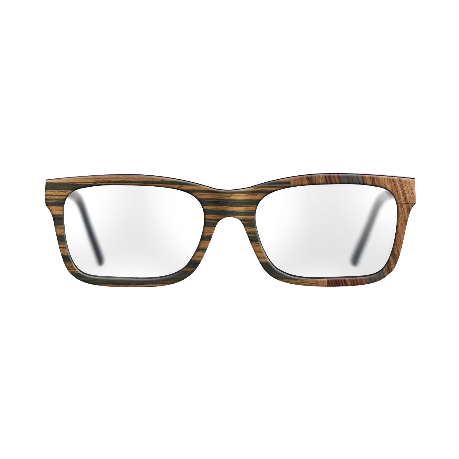 Walnut: Straight Grain,Italian Ebony,Santos Rosewood Dark,Rosewood Reconstituted: Fractal - The Sage - Rectangle - 870 - SIRIS wood optic