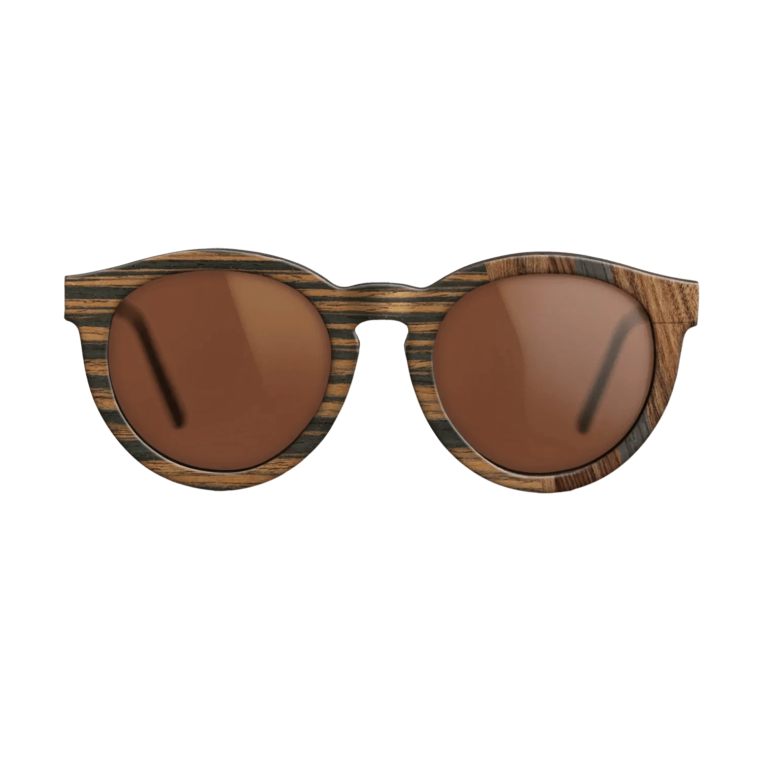 Walnut: Straight Grain,Italian Ebony,Santos Rosewood Dark,Rosewood Reconstituted: Fractal - The Rebel - Round - 870 - SIRIS wood optic