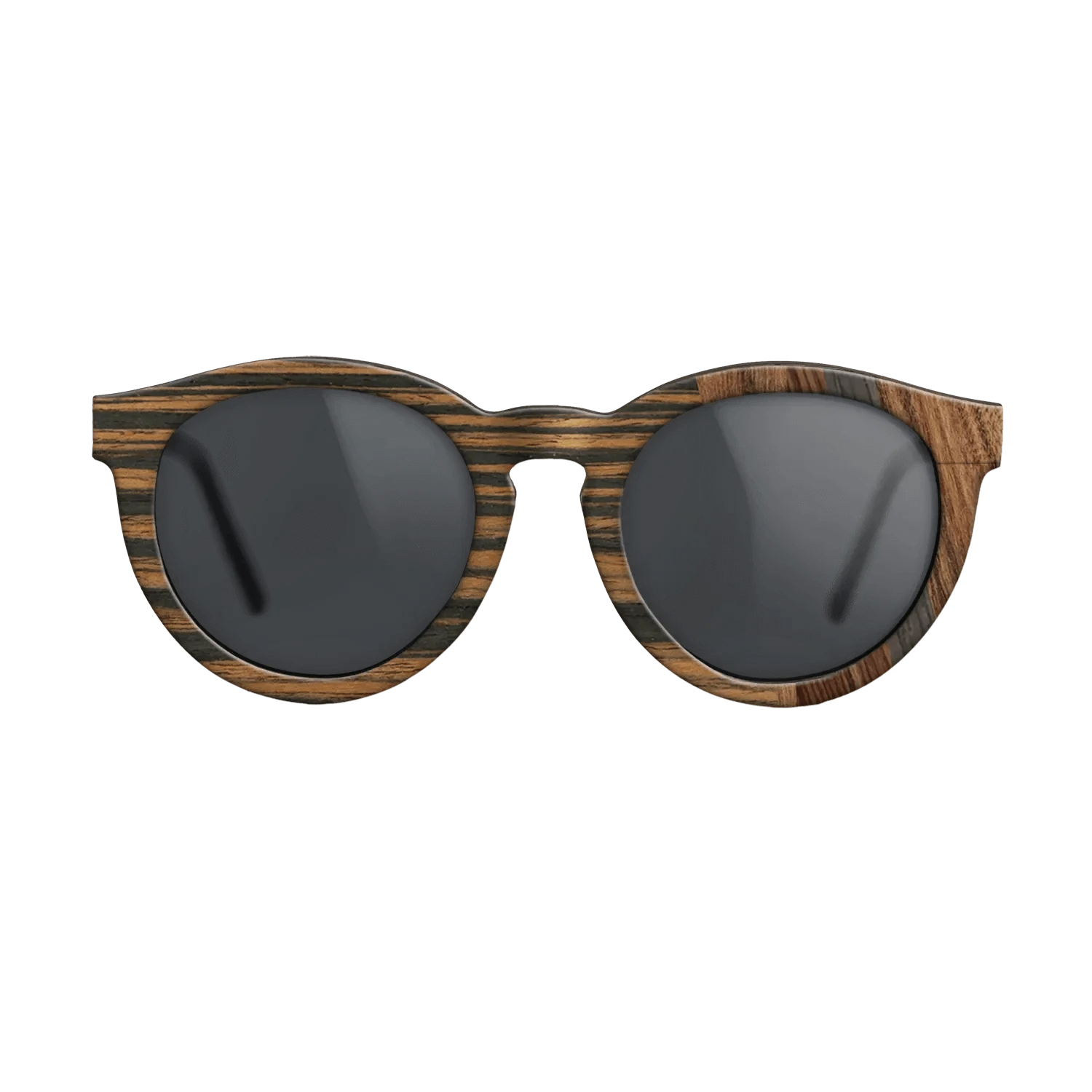 Walnut: Straight Grain,Italian Ebony,Santos Rosewood Dark,Rosewood Reconstituted: Fractal - The Rebel - Round - 870 - SIRIS wood optic