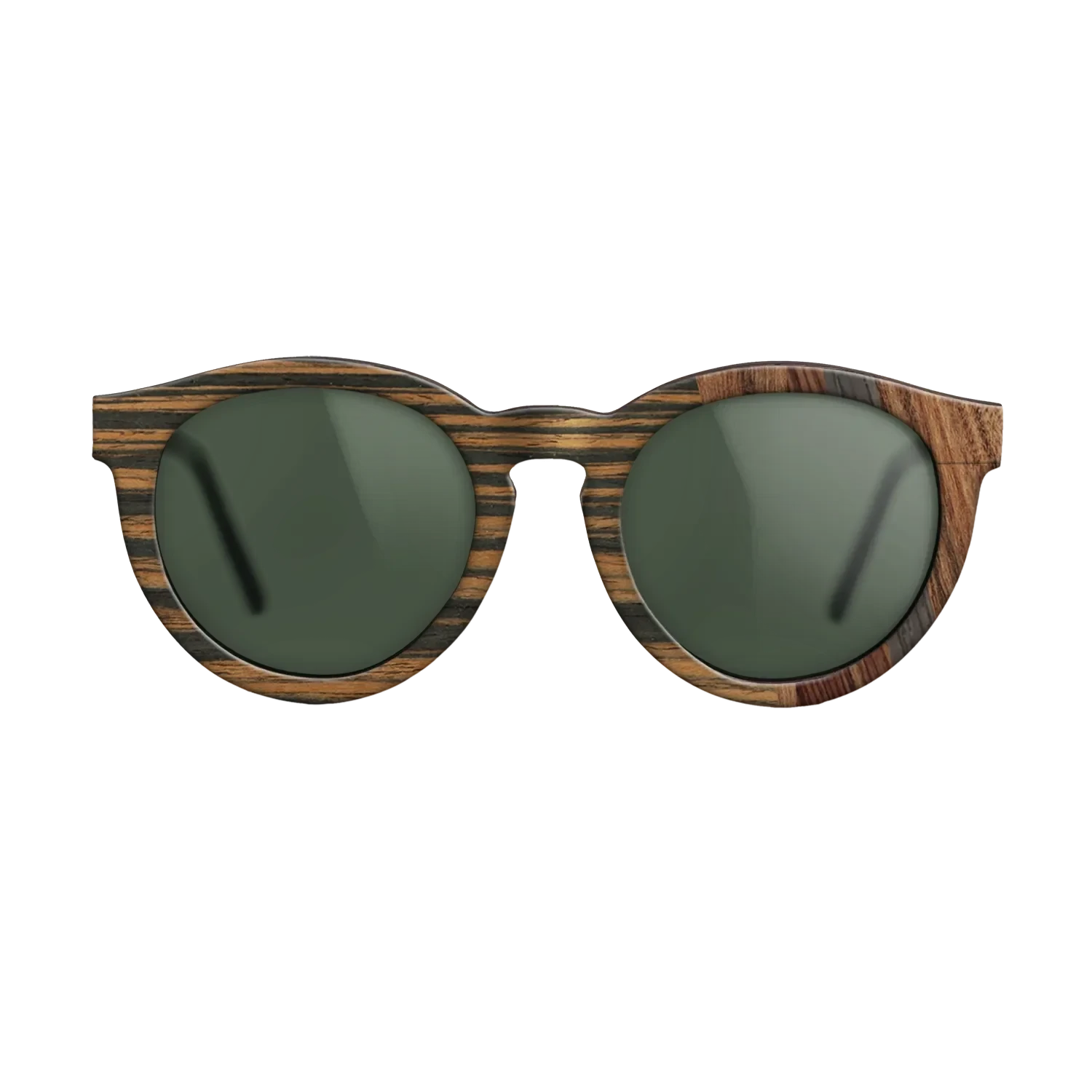 Walnut: Straight Grain,Italian Ebony,Santos Rosewood Dark,Rosewood Reconstituted: Fractal - The Rebel - Round - 870 - SIRIS wood optic