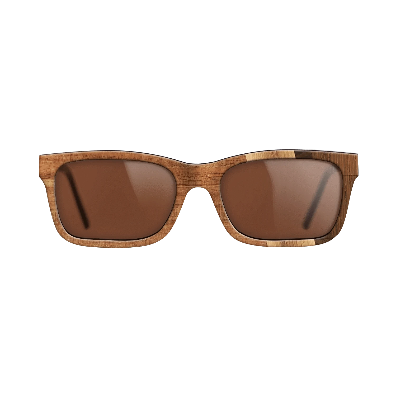 Koa,Wenge,Ziricote Dark Quartered,Fumed Oak,Royal White Ebony: Fractal - The Sage - Rectangle - 1100 - SIRIS wood optic