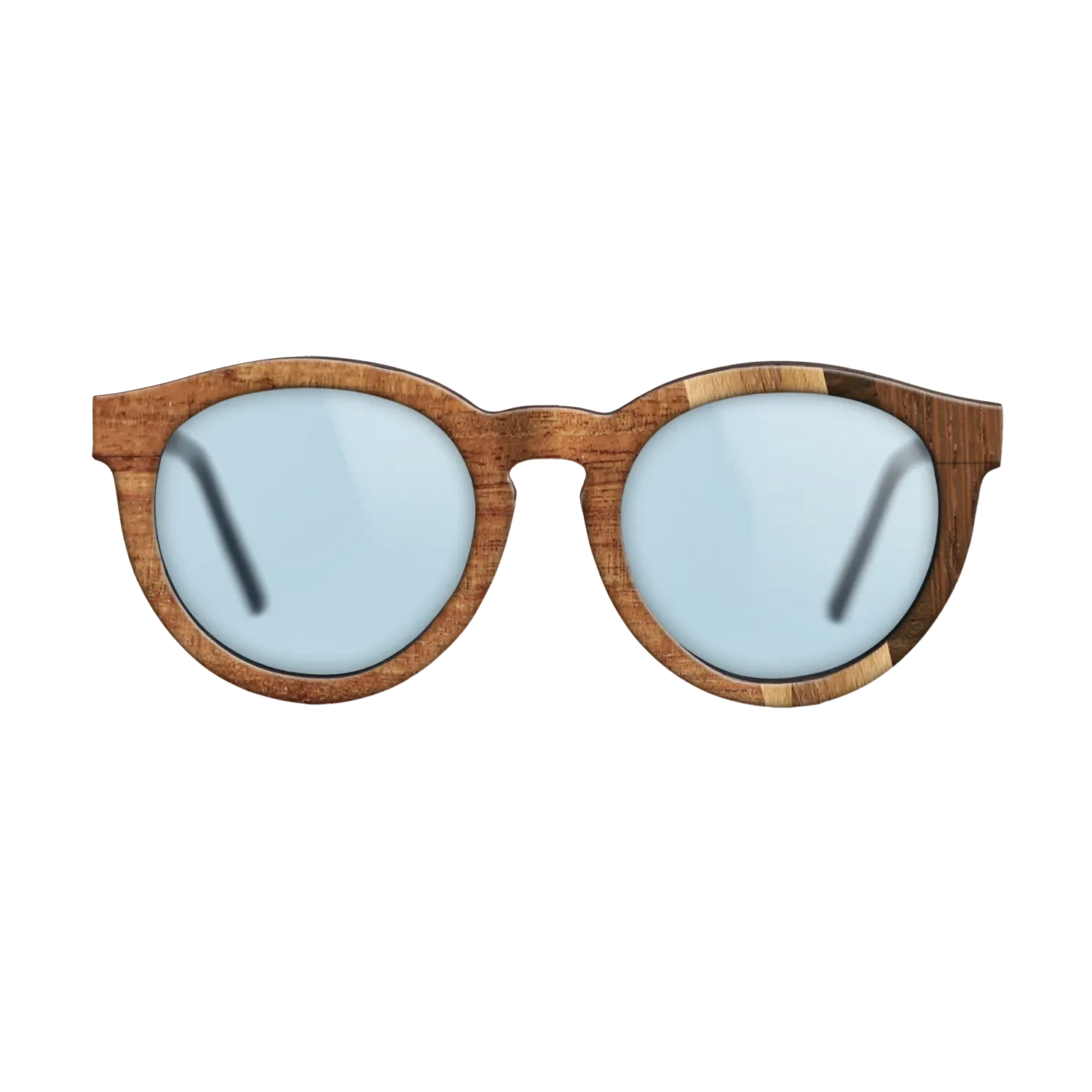 Koa,Wenge,Ziricote Dark Quartered,Fumed Oak,Royal White Ebony: Fractal - The Rebel - Round - 1100 - SIRIS wood optic