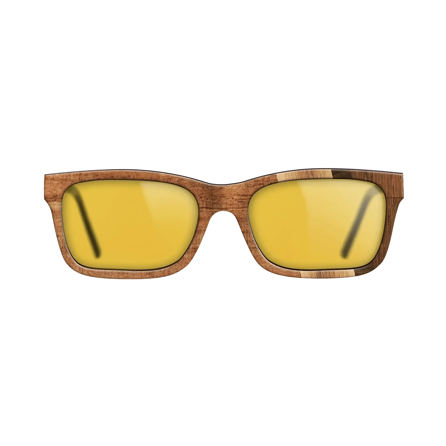 Koa,Wenge,Ziricote Dark Quartered,Fumed Oak,Royal White Ebony: Fractal - The Sage - Rectangle - 1100 - SIRIS wood optic