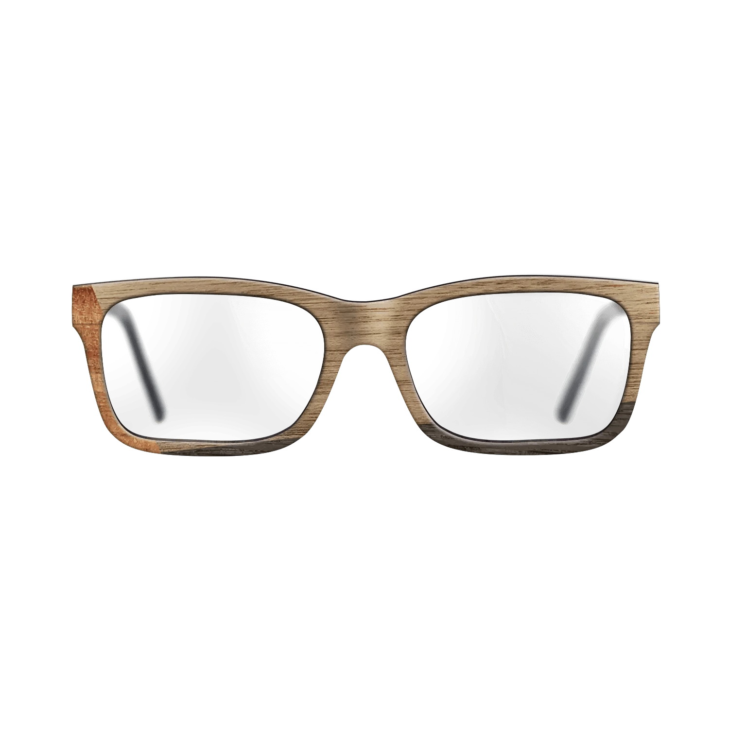 Koa,Walnut: Straight Grain,Fumed Oak: Angle Cut - The Sage - Rectangle - 1352 - SIRIS wood optic