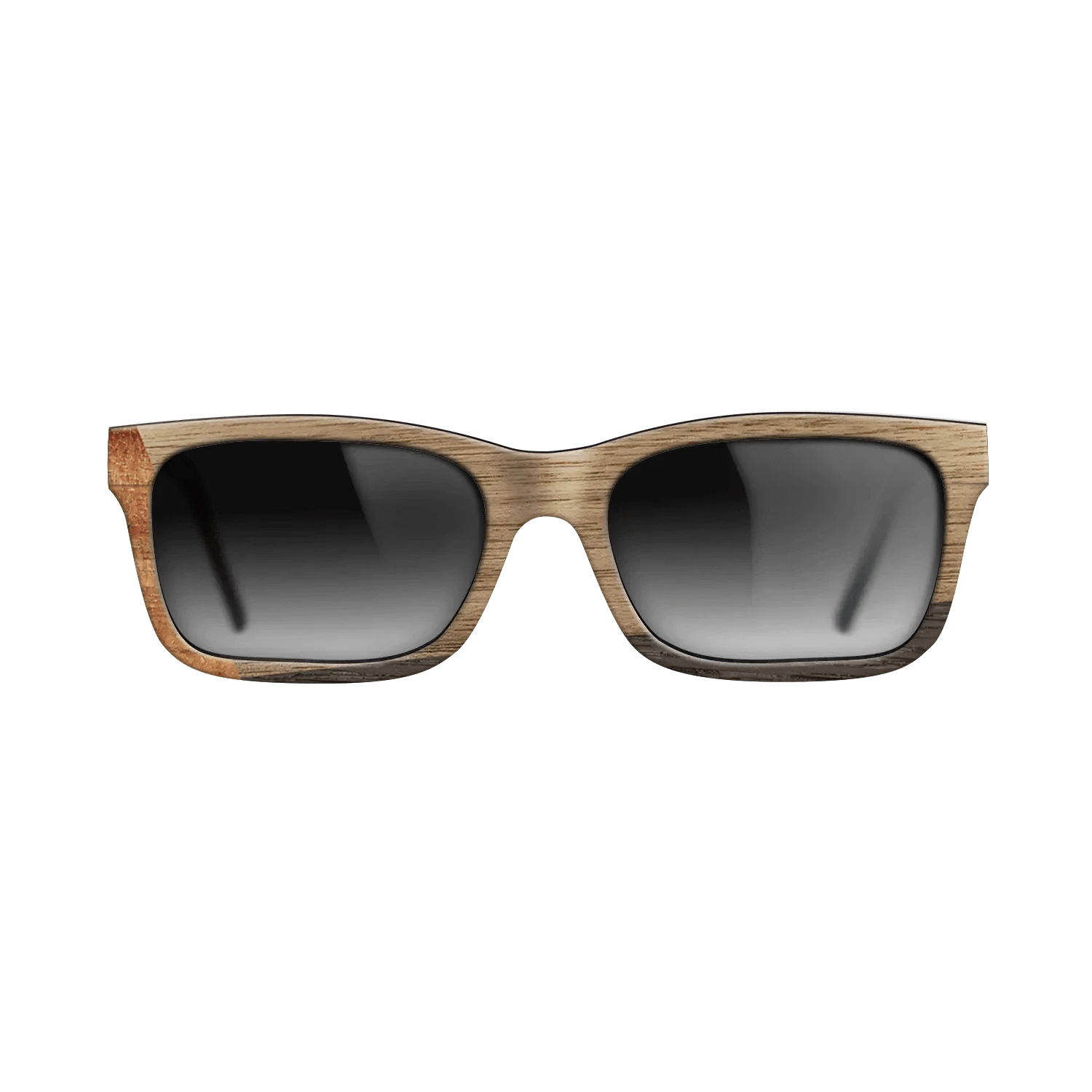 Koa,Walnut: Straight Grain,Fumed Oak: Angle Cut - The Sage - Rectangle - 1352 - SIRIS wood optic
