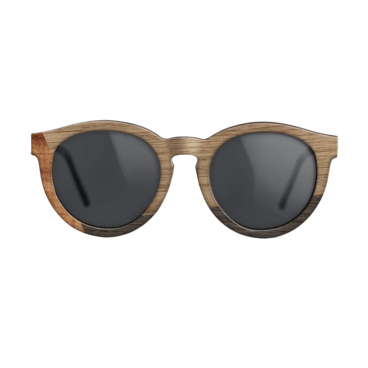 Koa,Walnut: Straight Grain,Fumed Oak: Angle Cut - The Rebel - Round - 1352 - SIRIS wood optic