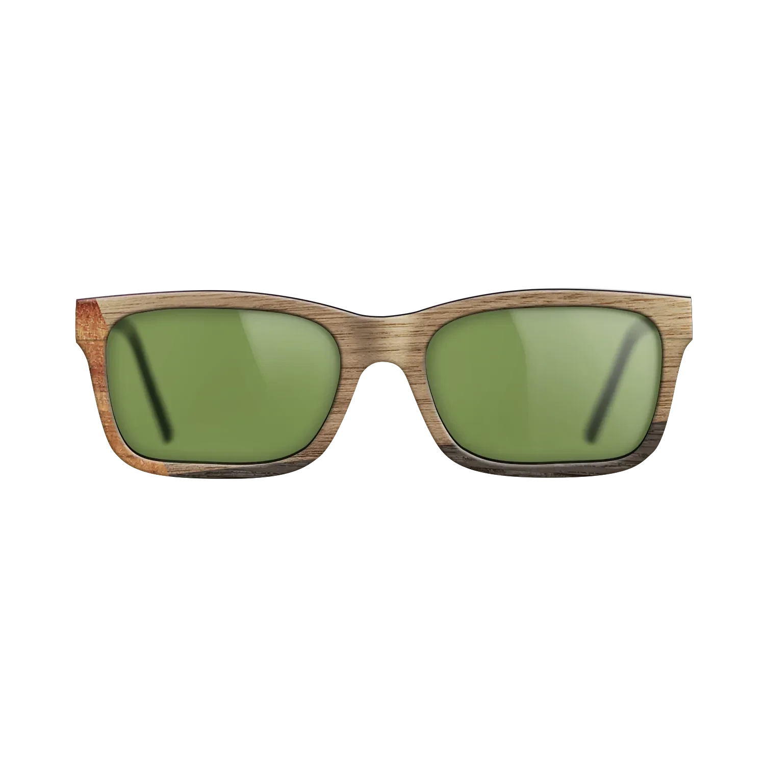 Koa,Walnut: Straight Grain,Fumed Oak: Angle Cut - The Sage - Rectangle - 1352 - SIRIS wood optic