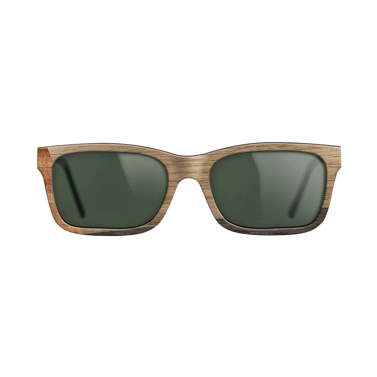 Koa,Walnut: Straight Grain,Fumed Oak: Angle Cut - The Sage - Rectangle - 1352 - SIRIS wood optic