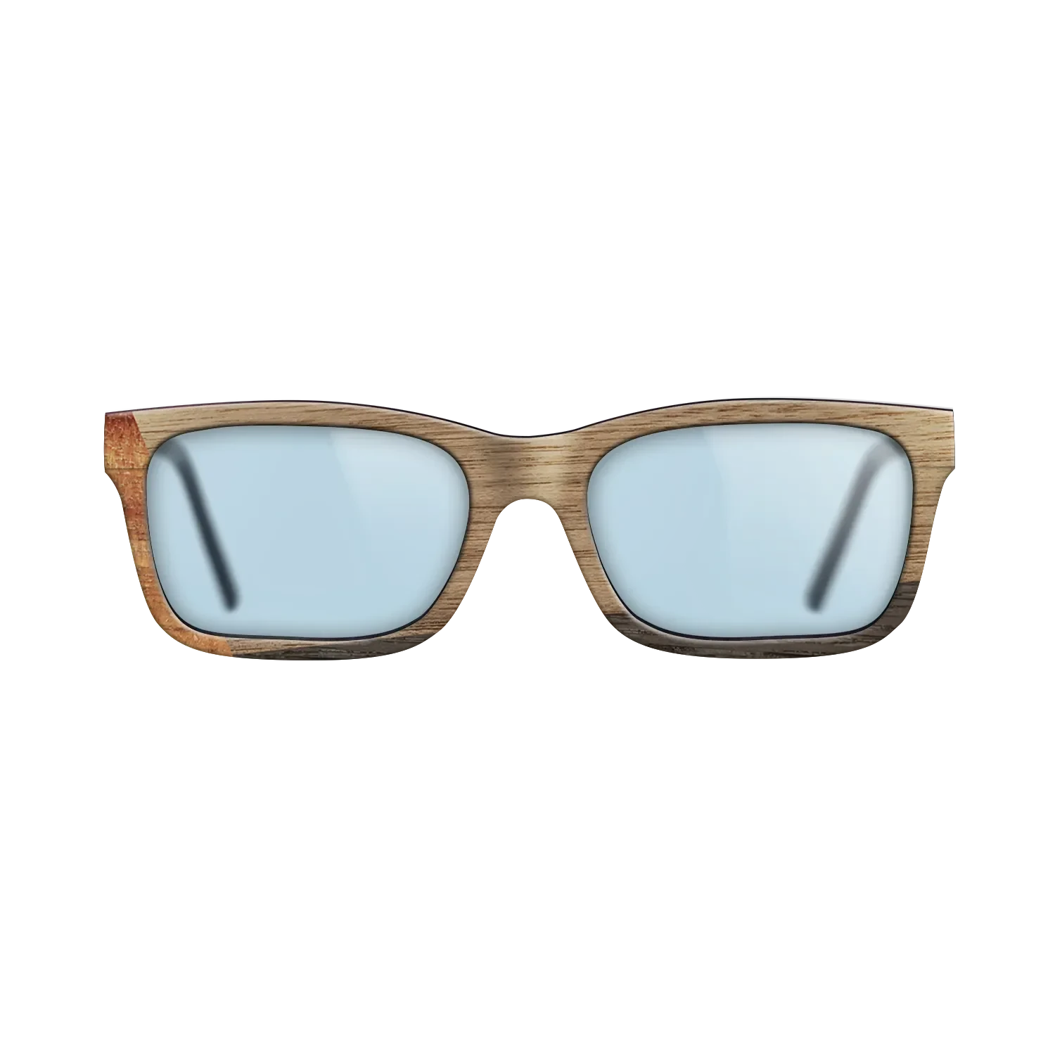 Koa,Walnut: Straight Grain,Fumed Oak: Angle Cut - The Sage - Rectangle - 1352 - SIRIS wood optic
