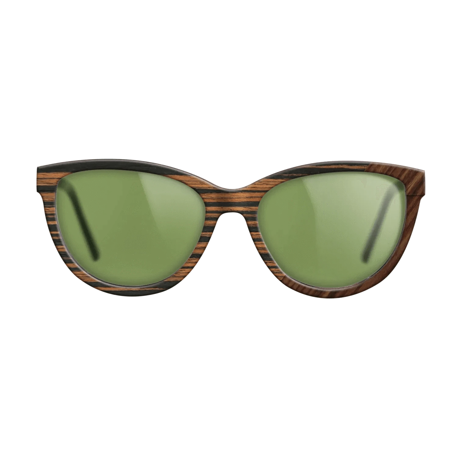 Ziricote Dark Quartered,Italian Ebony,Santos Rosewood Dark: Angle Cut - The Maiden - Cat - 1925 - SIRIS wood optic