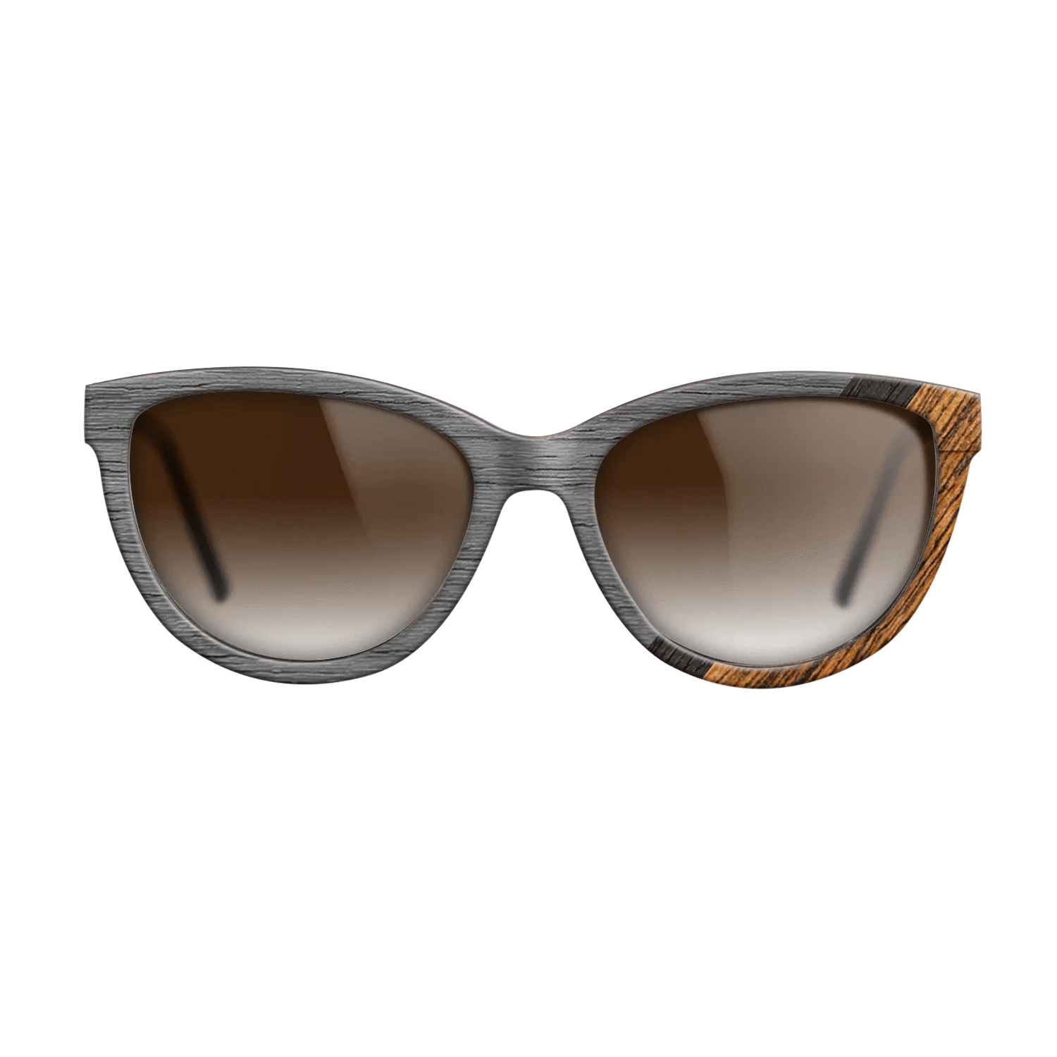 Wenge,Poplar Dyed: Grey,Fumed Oak,Bocote: Angle Cut - The Maiden - Cat - 928 - SIRIS wood optic