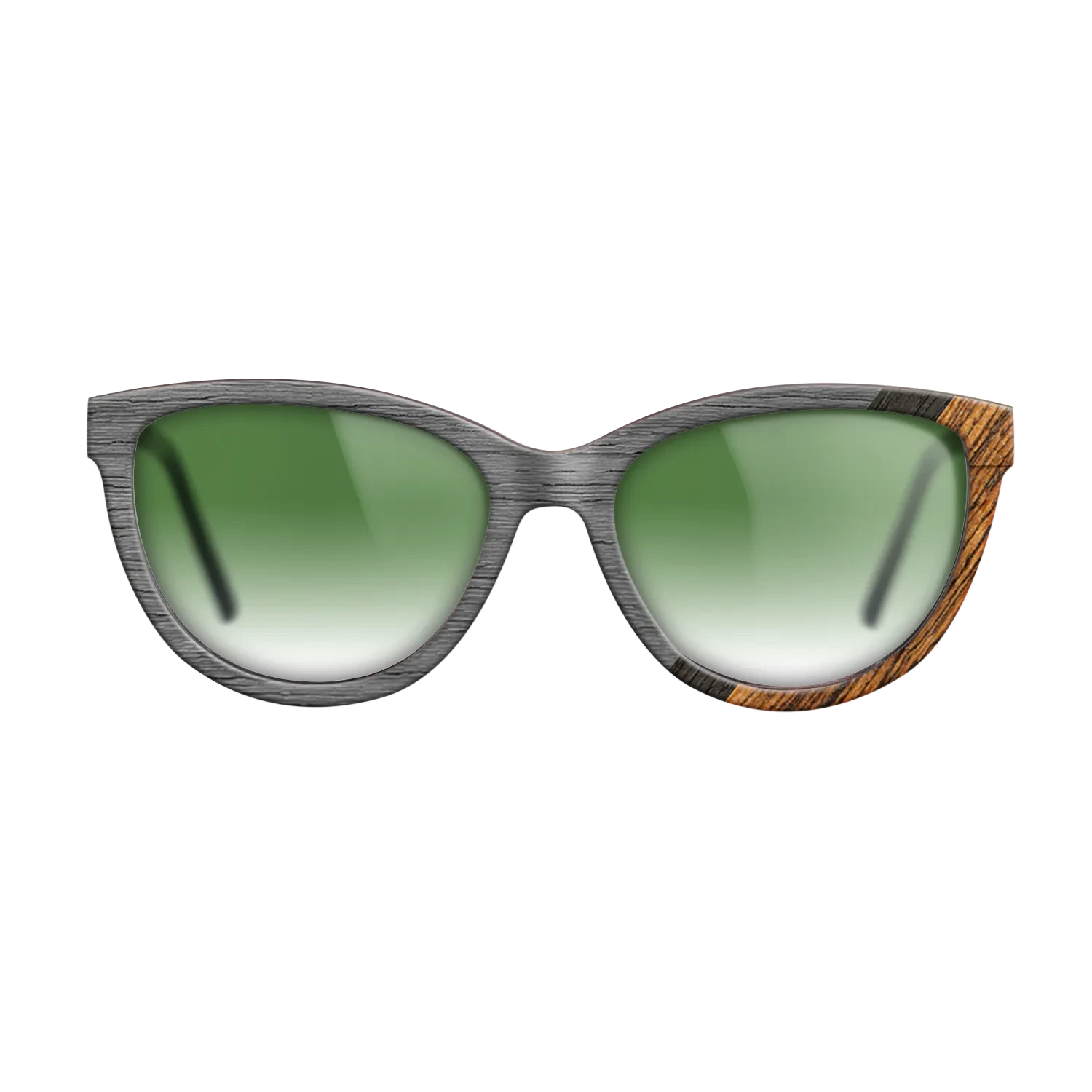 Wenge,Poplar Dyed: Grey,Fumed Oak,Bocote: Angle Cut - The Maiden - Cat - 928 - SIRIS wood optic