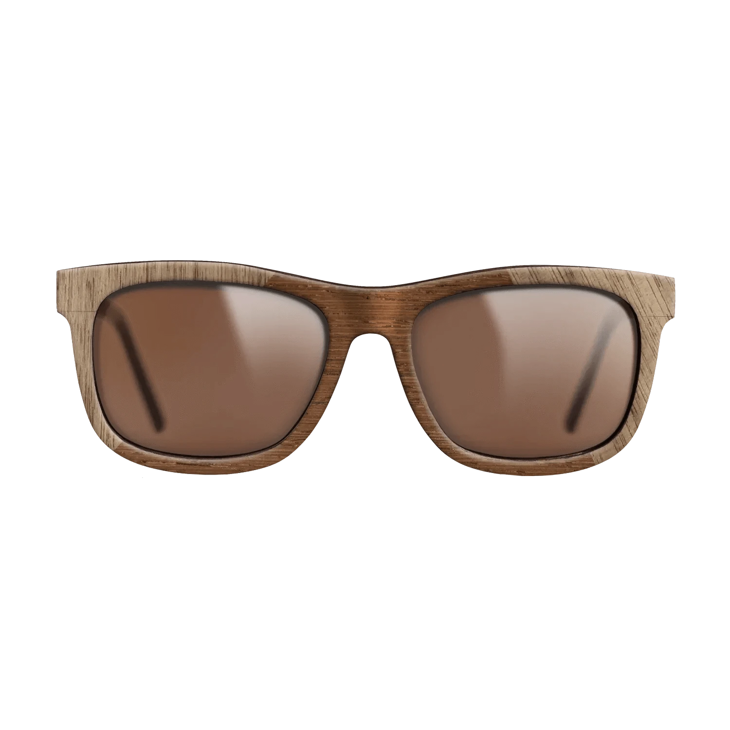 Wenge,Walnut: Straight Grain: Angle Cut - The Hero - Square - 743 - SIRIS wood optic