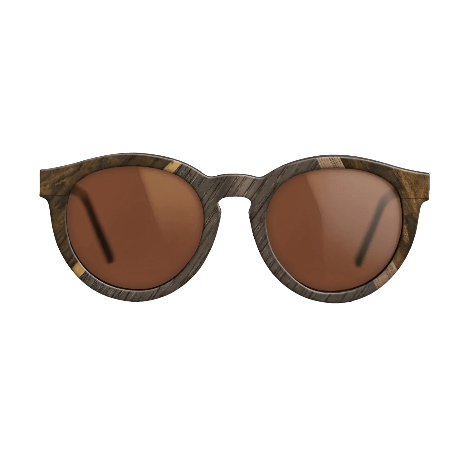 Walnut: Straight Grain,Fumed Oak,Ziricote Dark Quartered: Angle Cut - The Rebel - Round - 2048 - SIRIS wood optic