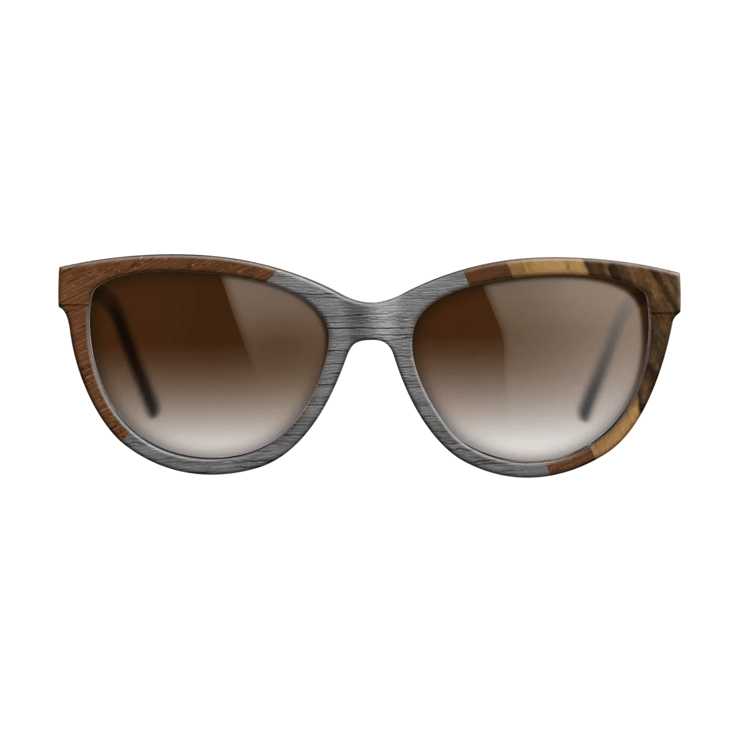 Walnut: Straight Grain,Poplar Dyed: Grey,Wenge,Ziricote Dark Quartered,Royal White Ebony: Angle Cut - The Maiden - Cat - 990 - SIRIS wood optic