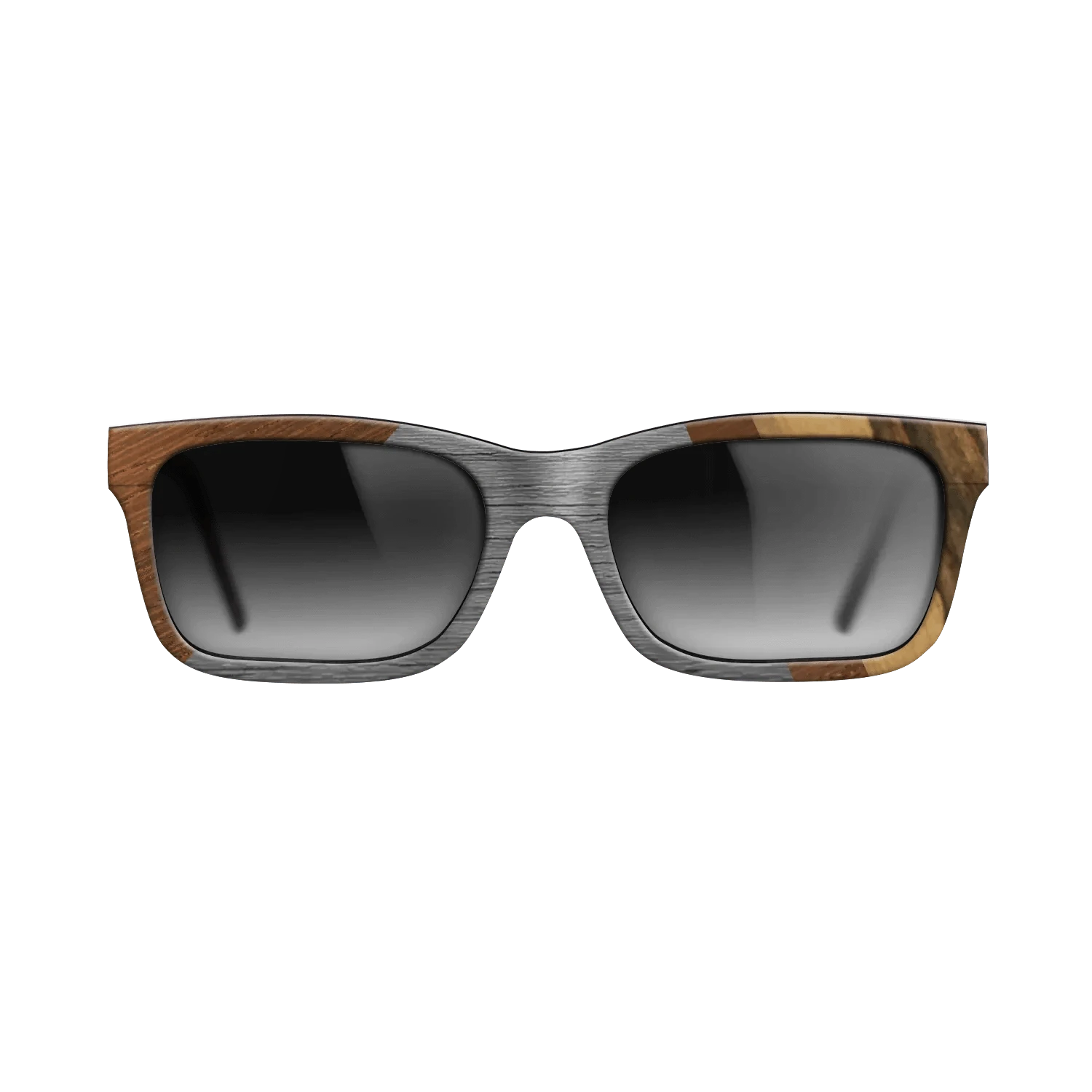 Walnut: Straight Grain,Poplar Dyed: Grey,Wenge,Ziricote Dark Quartered,Royal White Ebony: Angle Cut - The Sage - Rectangle - 990 - SIRIS wood optic