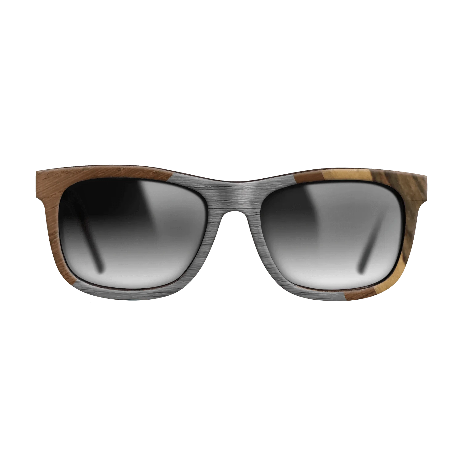 Walnut: Straight Grain,Poplar Dyed: Grey,Wenge,Ziricote Dark Quartered,Royal White Ebony: Angle Cut - The Hero - Square - 990 - SIRIS wood optic