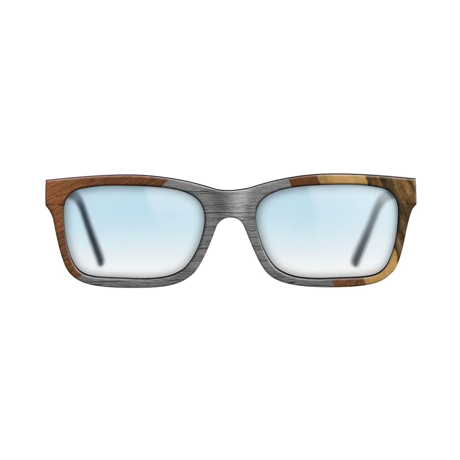 Walnut: Straight Grain,Poplar Dyed: Grey,Wenge,Ziricote Dark Quartered,Royal White Ebony: Angle Cut - The Sage - Rectangle - 990 - SIRIS wood optic