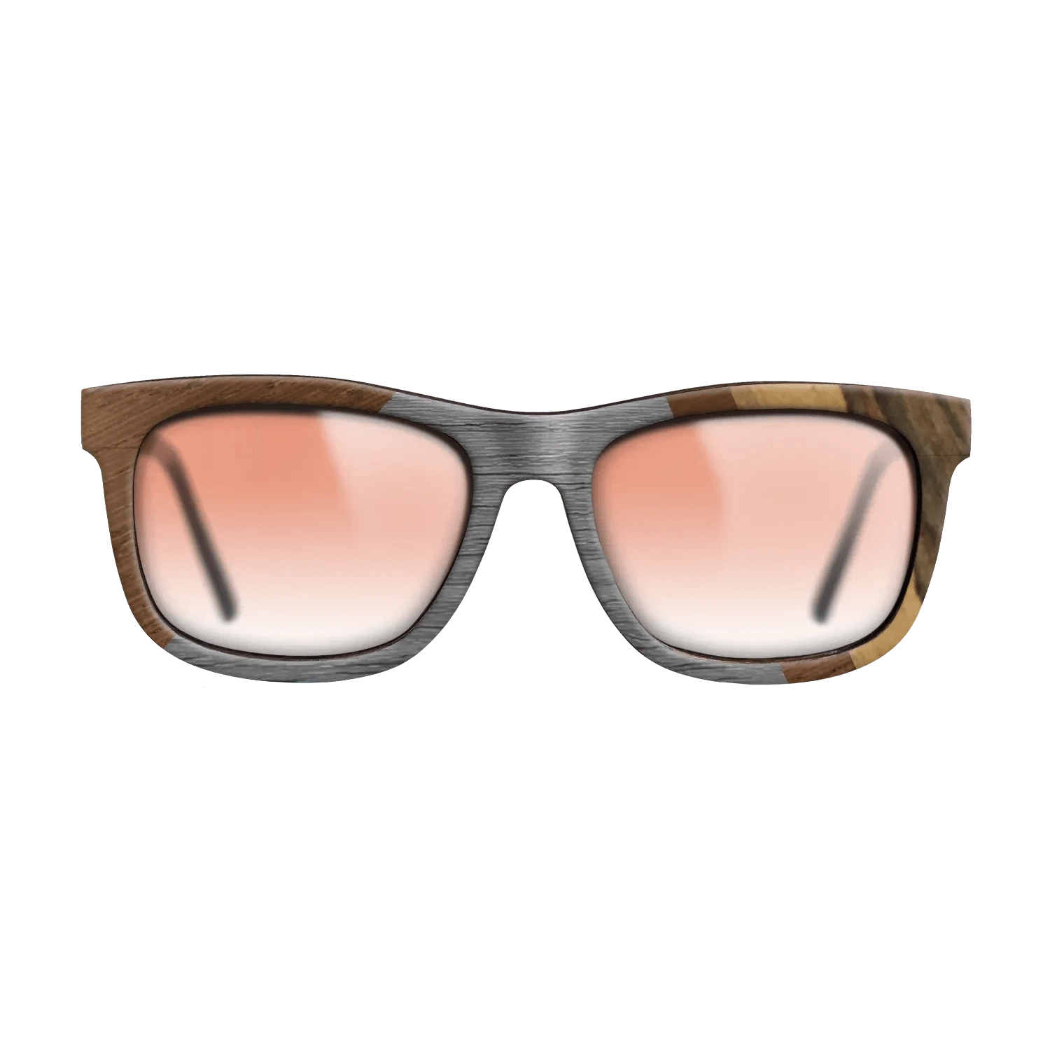 Walnut: Straight Grain,Poplar Dyed: Grey,Wenge,Ziricote Dark Quartered,Royal White Ebony: Angle Cut - The Hero - Square - 990 - SIRIS wood optic