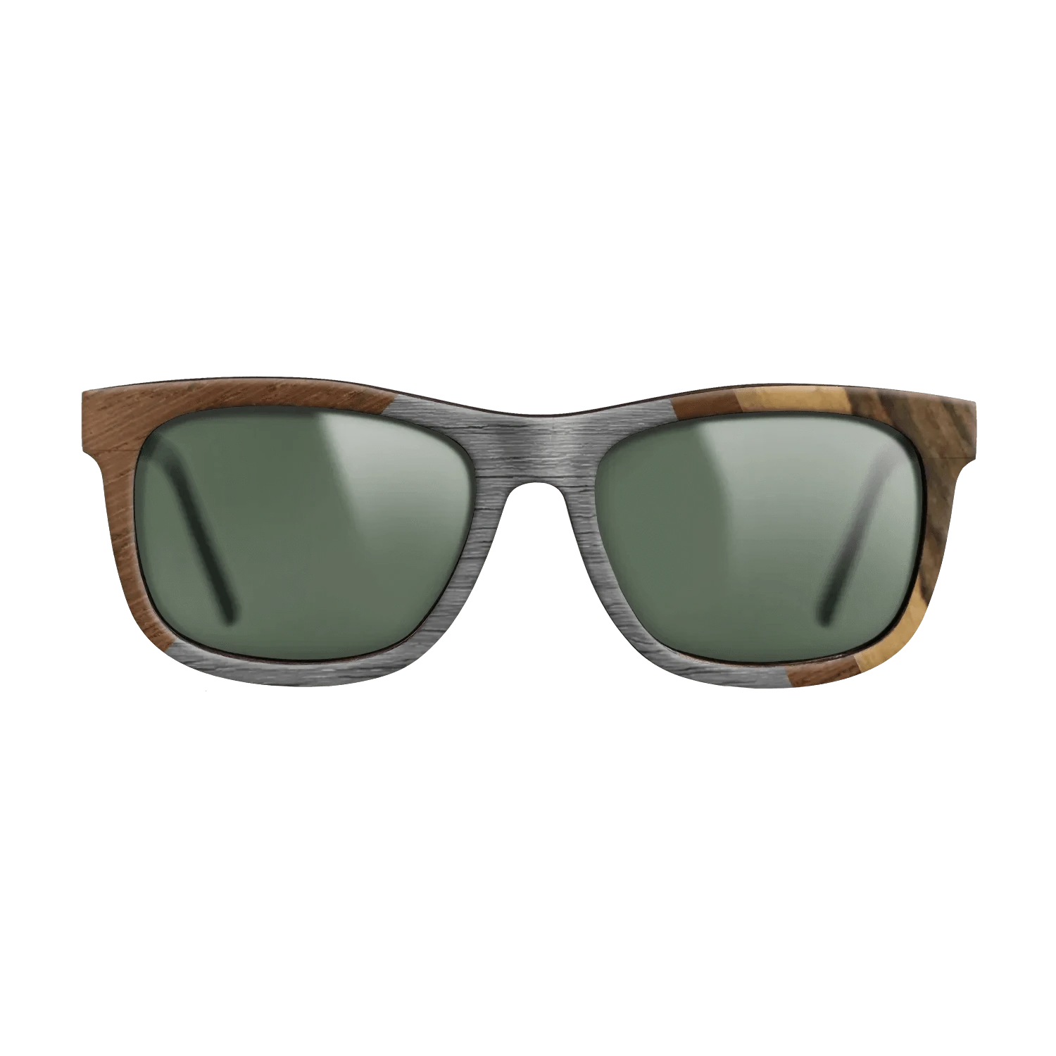 Walnut: Straight Grain,Poplar Dyed: Grey,Wenge,Ziricote Dark Quartered,Royal White Ebony: Angle Cut - The Hero - Square - 990 - SIRIS wood optic