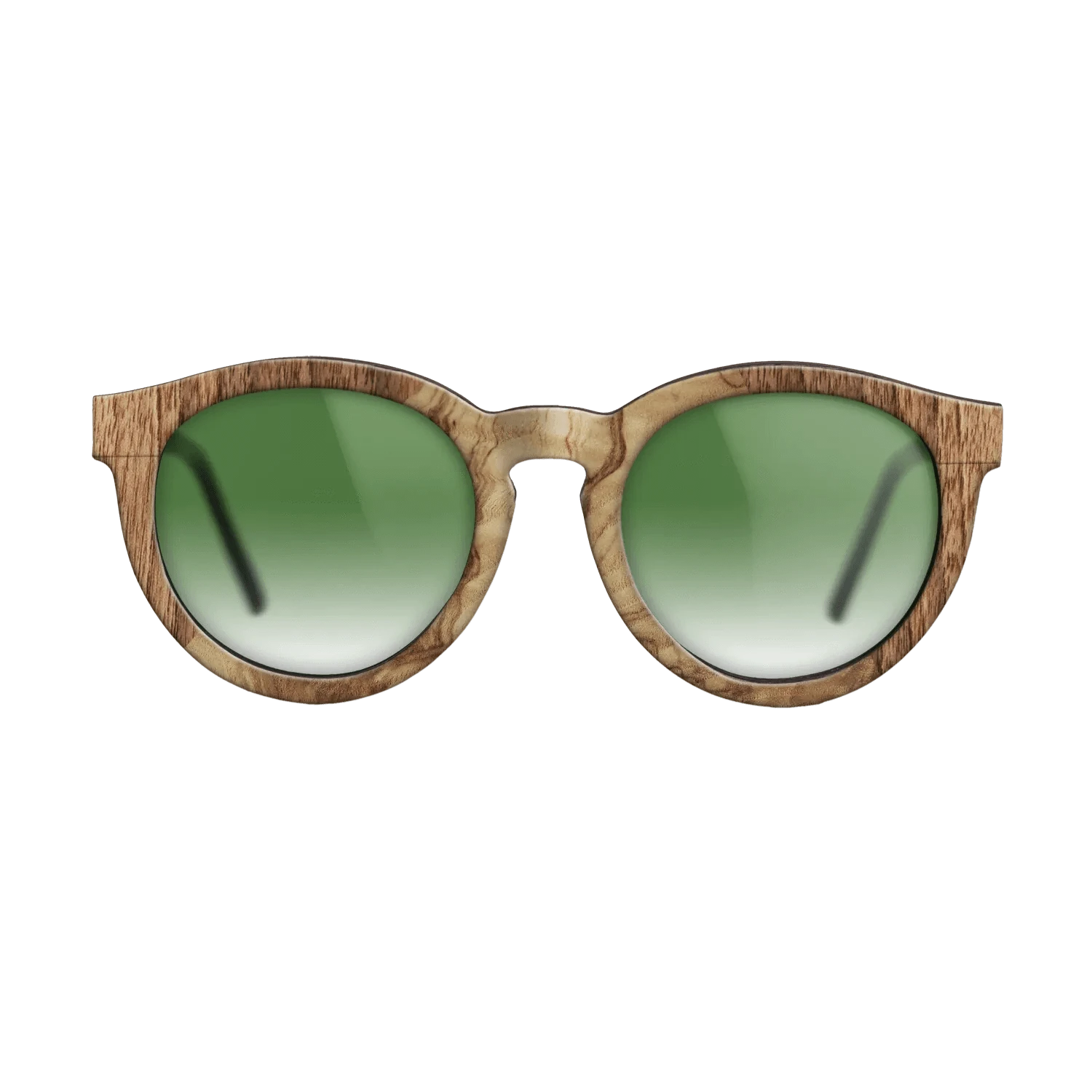 Olive Burl,Walnut Claro Light: Angle Cut - The Rebel - Round - 926 - SIRIS wood optic