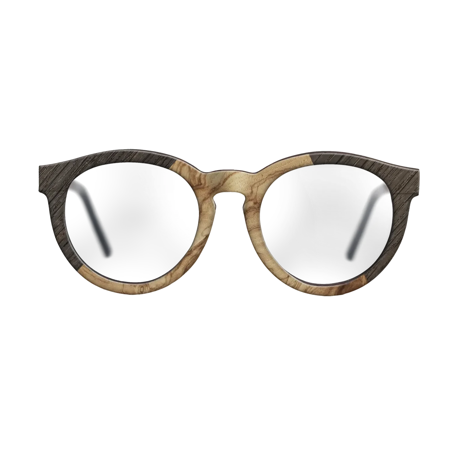 Olive Burl,Fumed Oak: Angle Cut - The Rebel - Round - 1514 - SIRIS wood optic