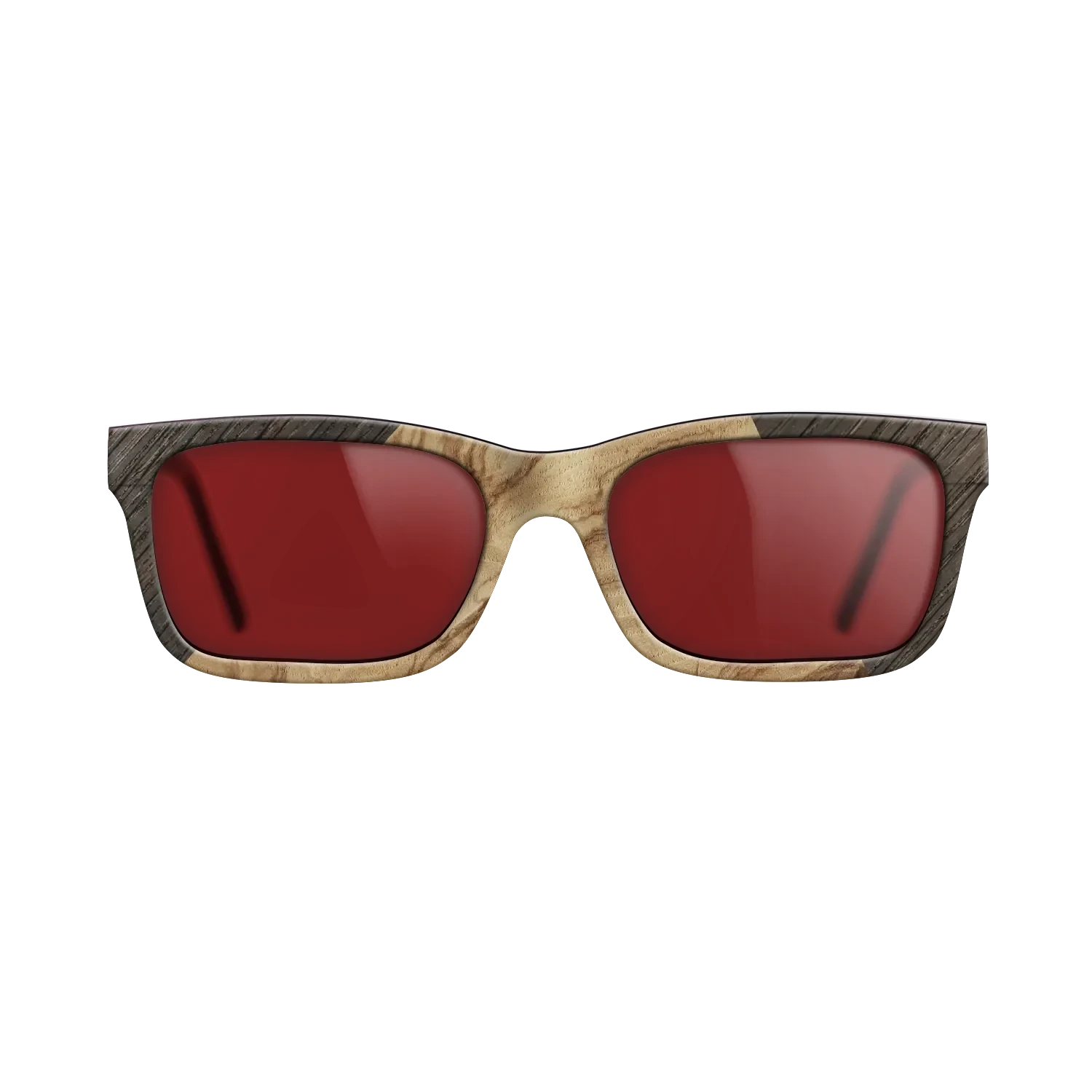 Olive Burl,Fumed Oak: Angle Cut - The Sage - Rectangle - 1514 - SIRIS wood optic