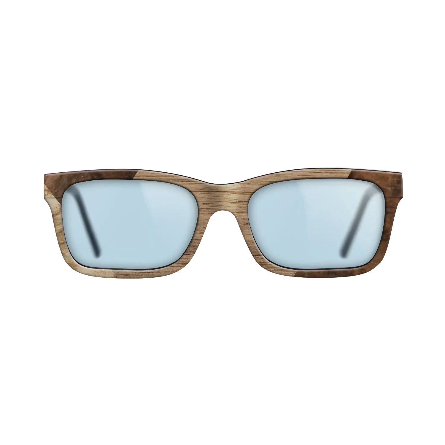 Walnut: Straight Grain,Walnut Burl,Poplar Dyed: Grey: Weave - The Sage - Rectangle - 900 - SIRIS wood optic