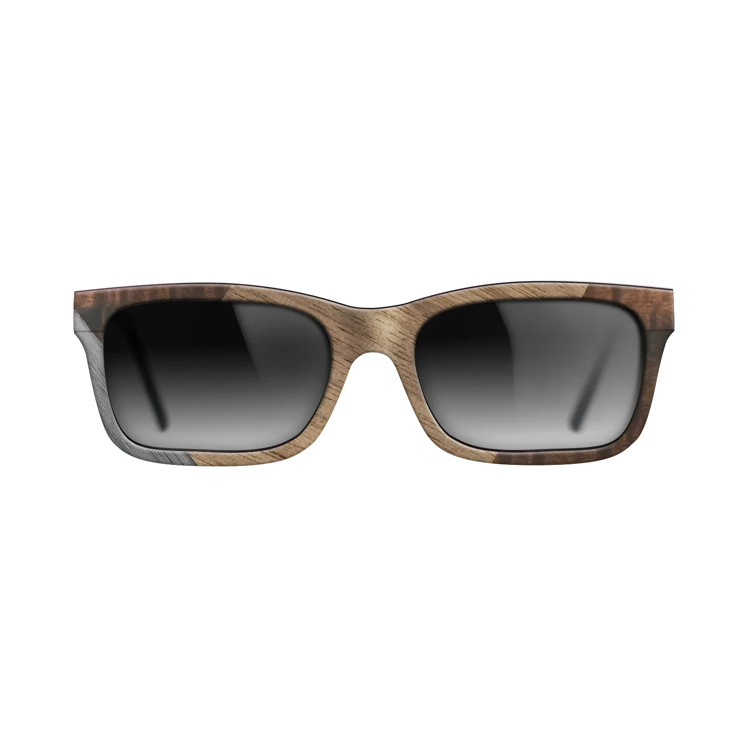 Walnut: Straight Grain,Fumed Eucalyptus,Poplar Dyed: Grey: Weave - The Sage - Rectangle - 1780 - SIRIS wood optic