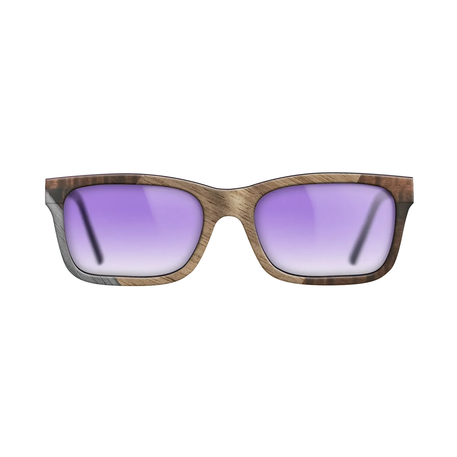 Walnut: Straight Grain,Fumed Eucalyptus,Poplar Dyed: Grey: Weave - The Sage - Rectangle - 1780 - SIRIS wood optic