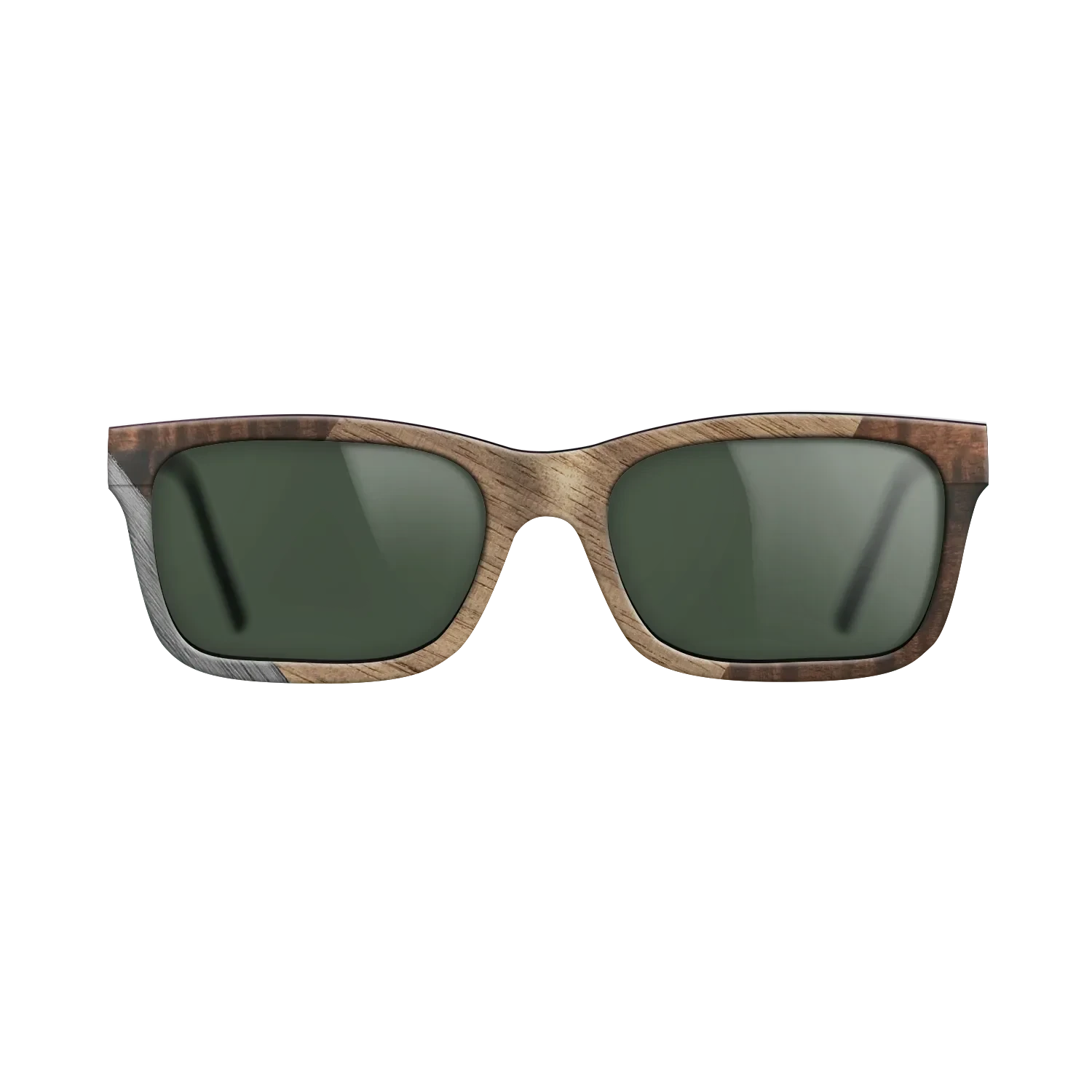 Walnut: Straight Grain,Fumed Eucalyptus,Poplar Dyed: Grey: Weave - The Sage - Rectangle - 1780 - SIRIS wood optic