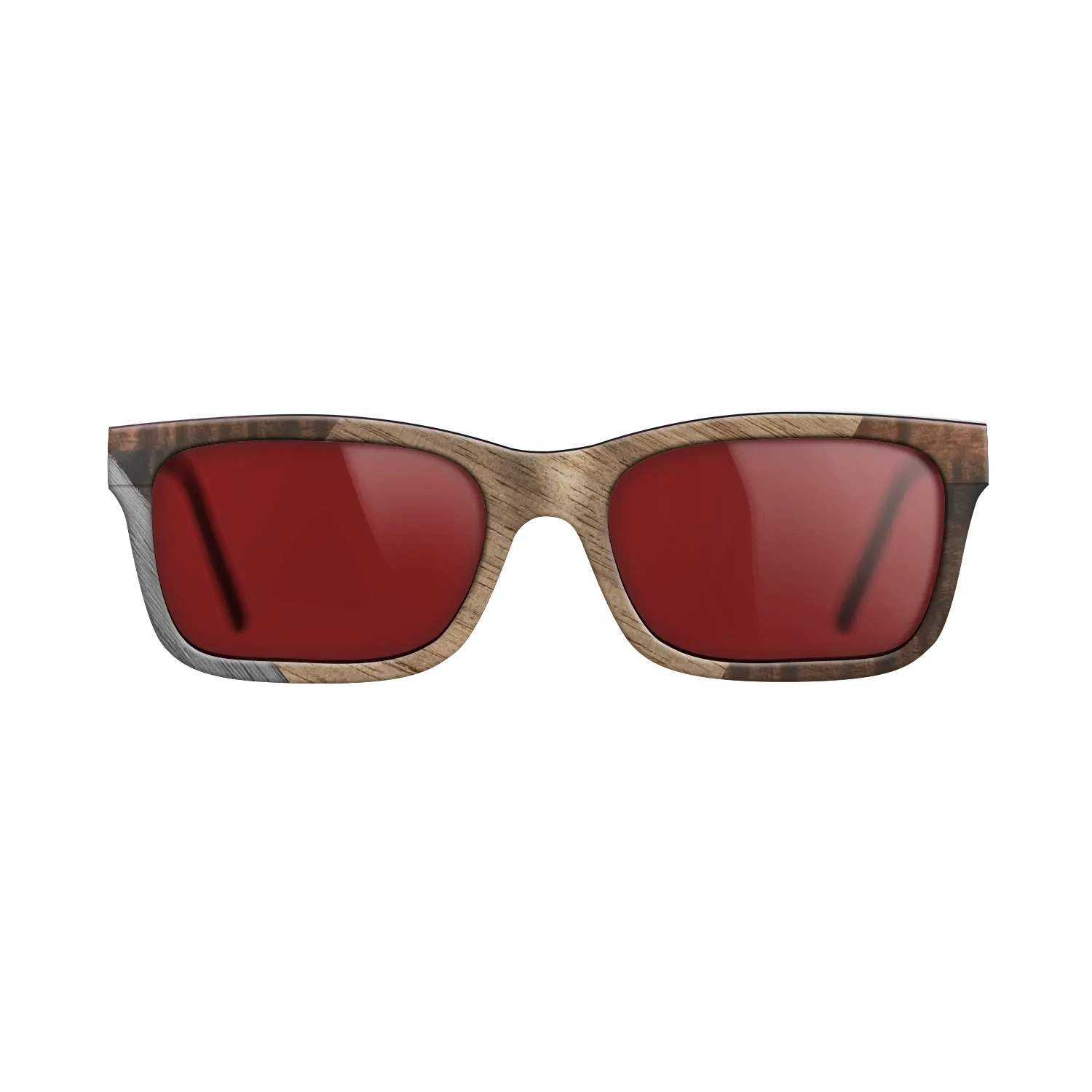 Walnut: Straight Grain,Fumed Eucalyptus,Poplar Dyed: Grey: Weave - The Sage - Rectangle - 1780 - SIRIS wood optic