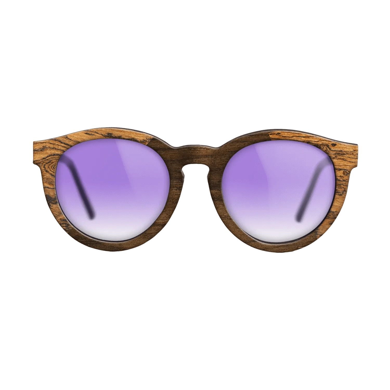 Ziricote Dark Quartered,Bocote: Angle Cut - The Rebel - Round - 842 - SIRIS wood optic