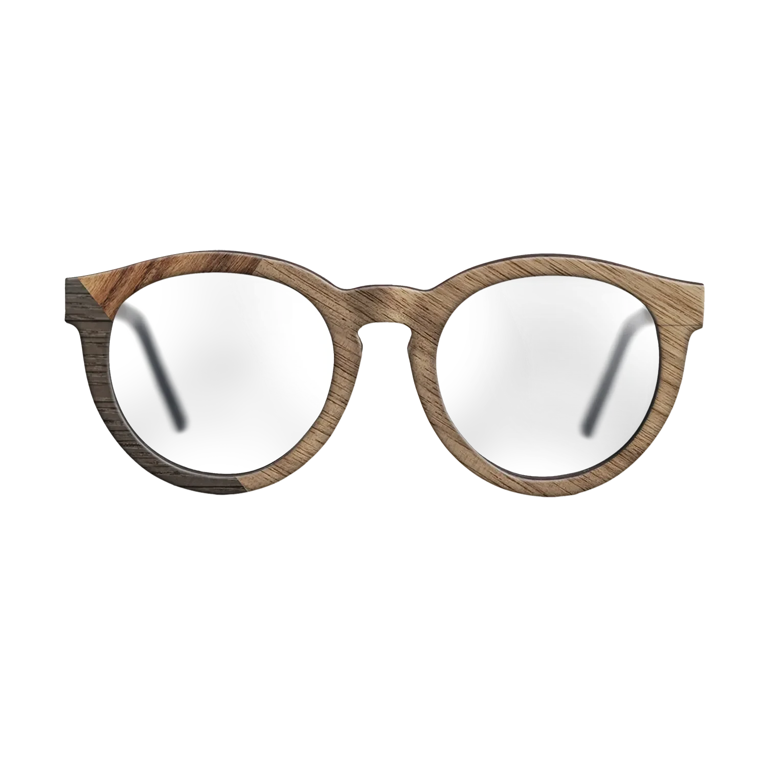 Walnut: Straight Grain,Fumed Oak,Santos Rosewood Dark: Weave - The Rebel - Round - 1057 - SIRIS wood optic