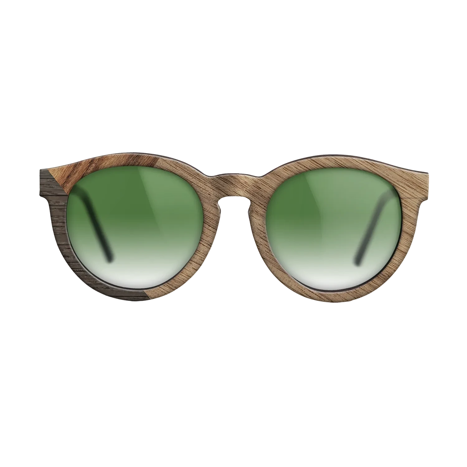 Walnut: Straight Grain,Fumed Oak,Santos Rosewood Dark: Weave - The Rebel - Round - 1057 - SIRIS wood optic