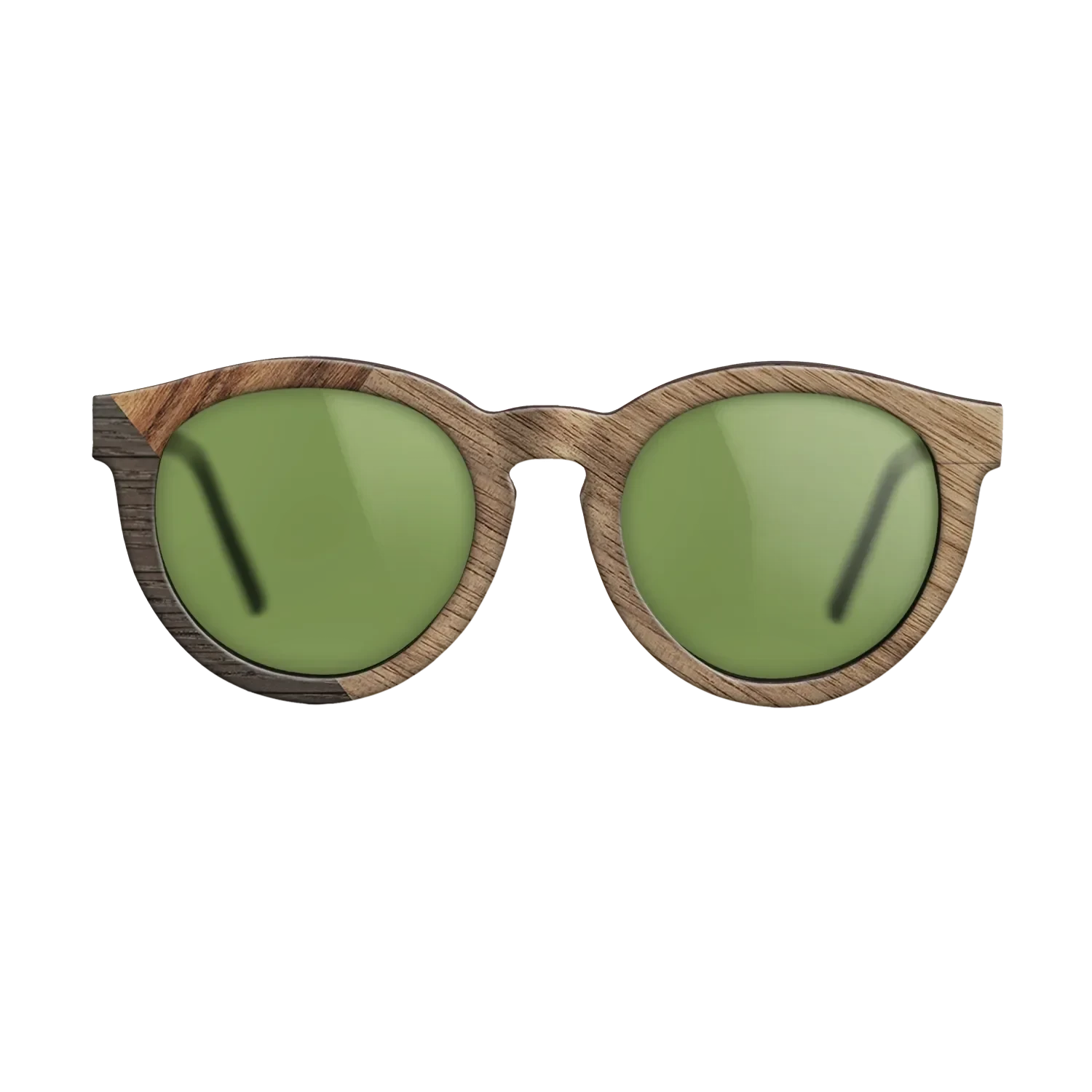 Walnut: Straight Grain,Fumed Oak,Santos Rosewood Dark: Weave - The Rebel - Round - 1057 - SIRIS wood optic