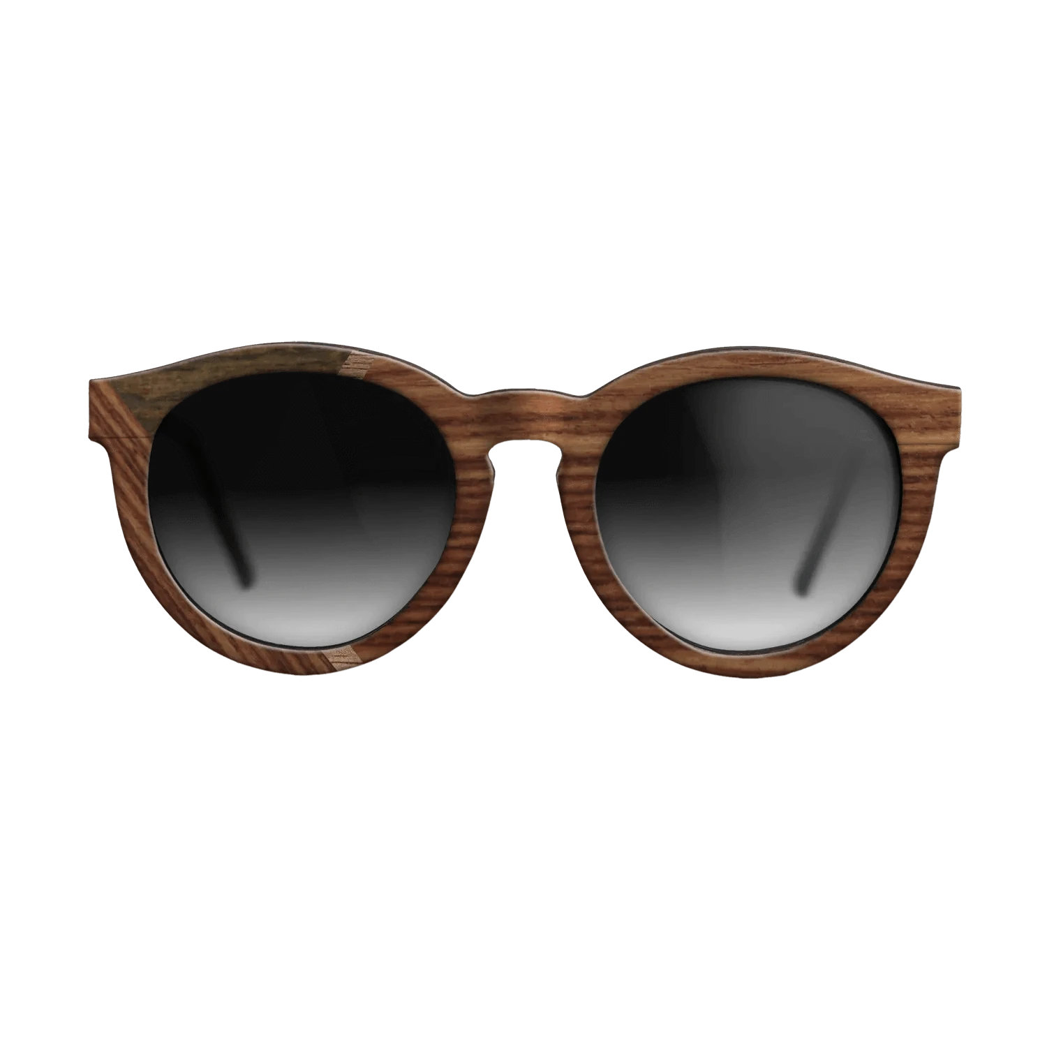 Santos Rosewood Dark,Ziricote Dark Quartered,Walnut: Straight Grain,Rosewood Reconstituted: Weave - The Rebel - Round - 1186 - SIRIS wood optic