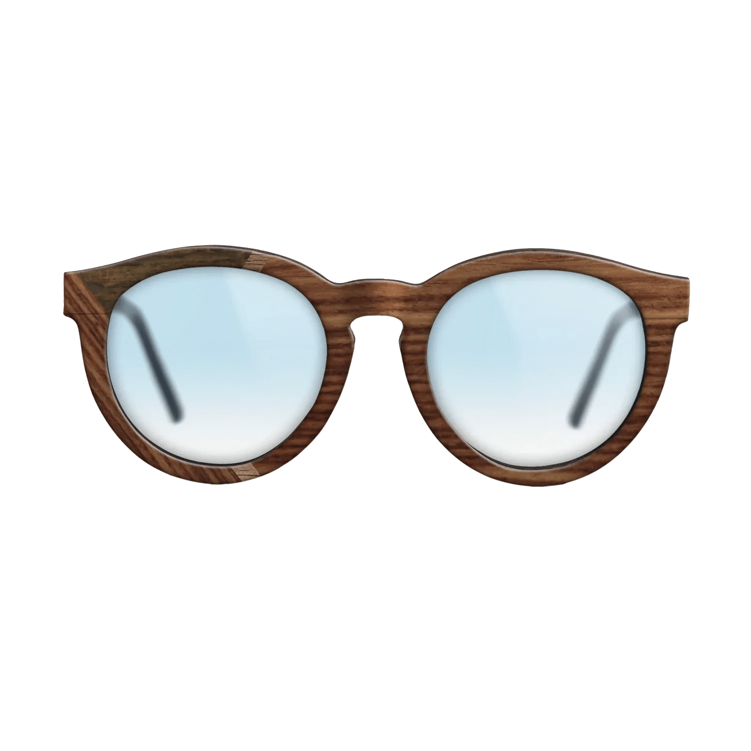 Santos Rosewood Dark,Ziricote Dark Quartered,Walnut: Straight Grain,Rosewood Reconstituted: Weave - The Rebel - Round - 1186 - SIRIS wood optic