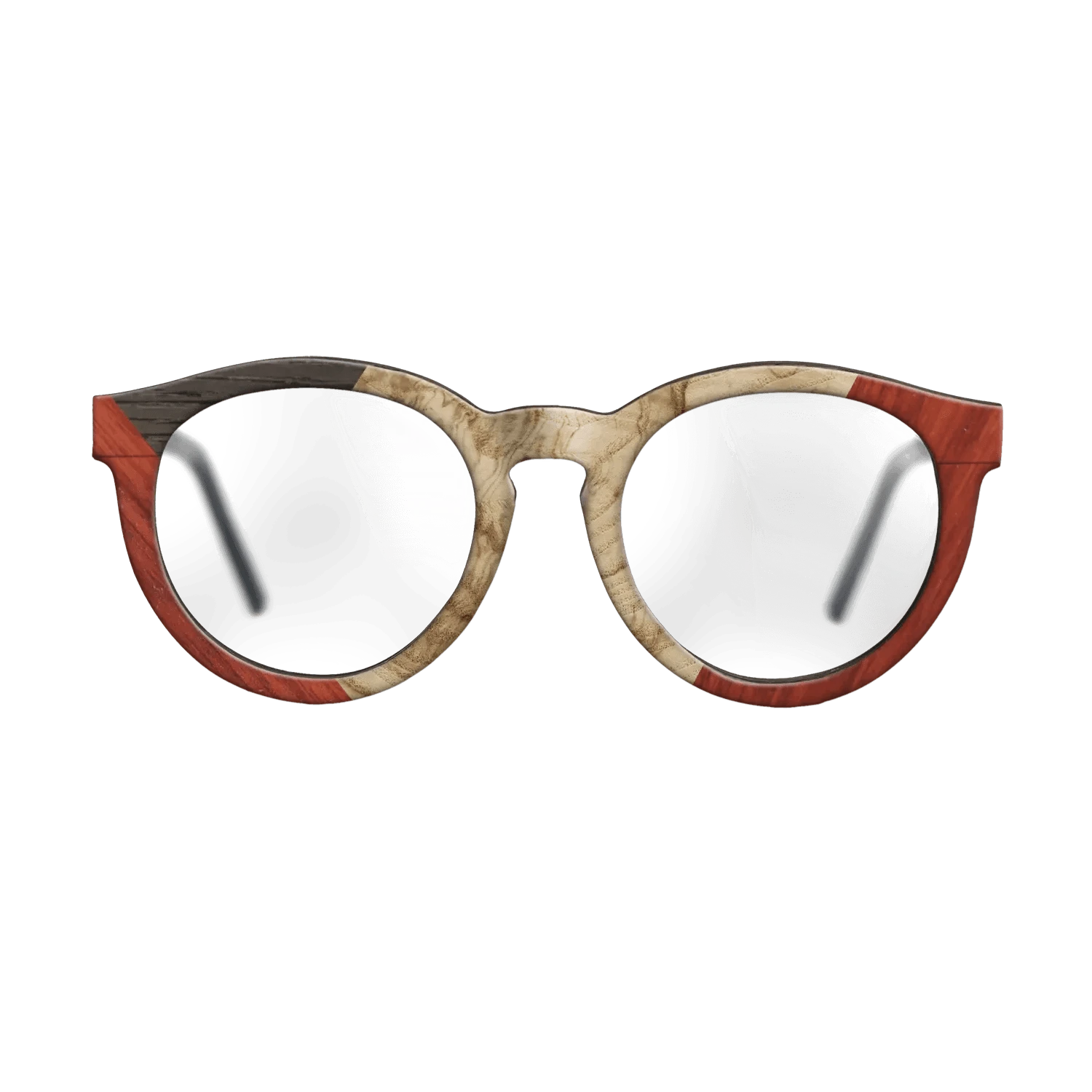 Olive Burl,Fumed Oak,Poplar Dyed: Red: Weave - The Rebel - Round - 976 - SIRIS wood optic