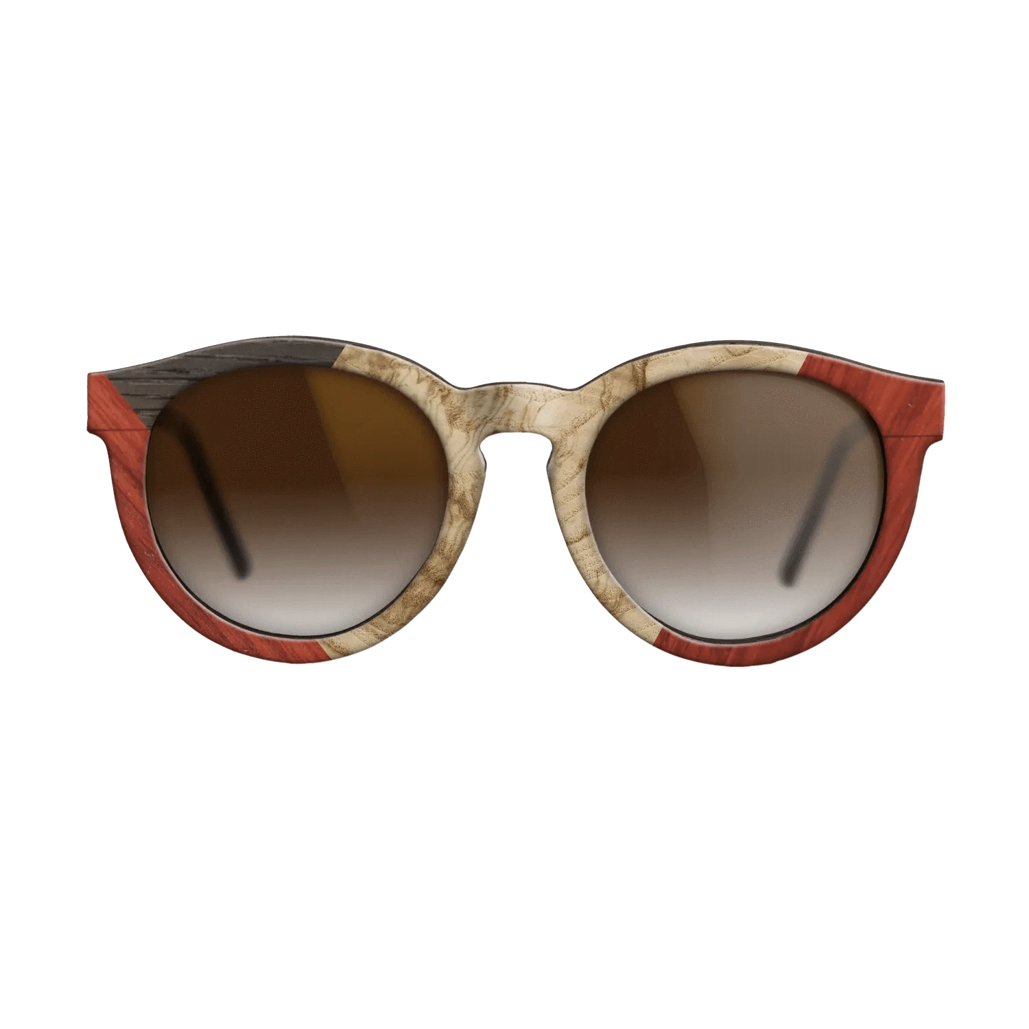 Olive Burl,Fumed Oak,Poplar Dyed: Red: Weave - The Rebel - Round - 976 - SIRIS wood optic