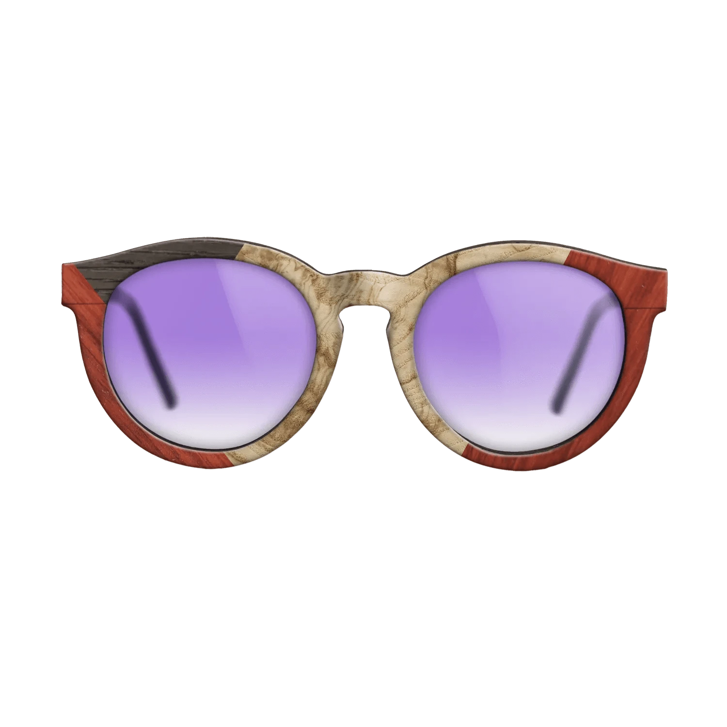 Olive Burl,Fumed Oak,Poplar Dyed: Red: Weave - The Rebel - Round - 976 - SIRIS wood optic