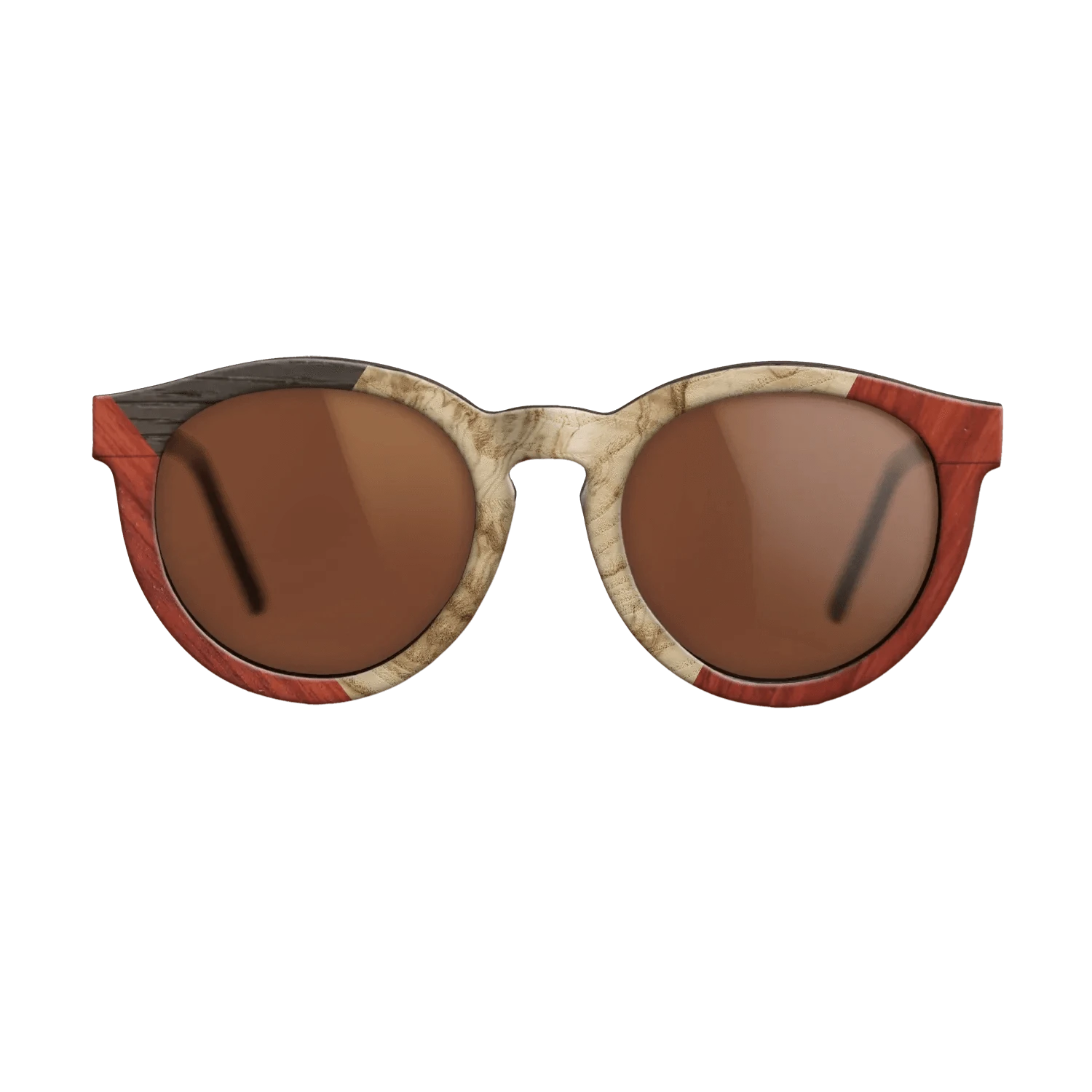 Olive Burl,Fumed Oak,Poplar Dyed: Red: Weave - The Rebel - Round - 976 - SIRIS wood optic