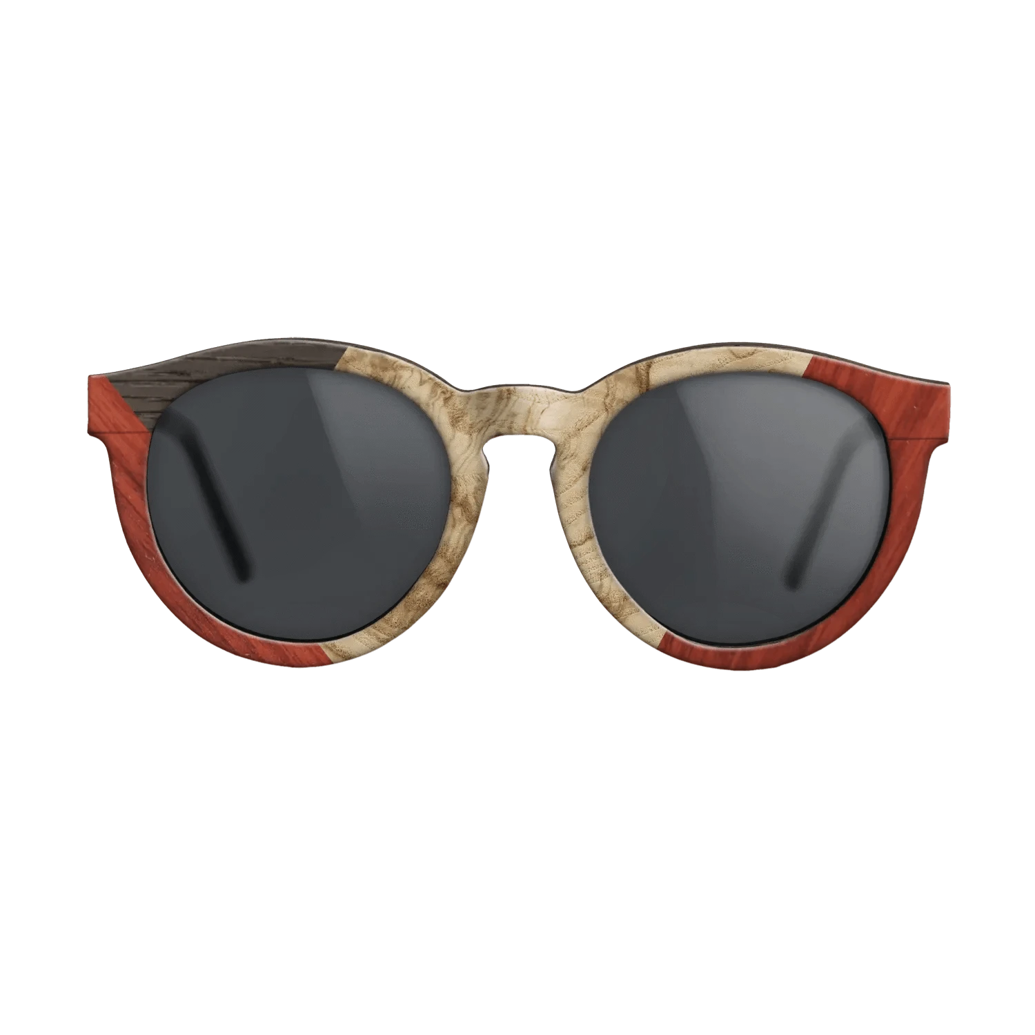 Olive Burl,Fumed Oak,Poplar Dyed: Red: Weave - The Rebel - Round - 976 - SIRIS wood optic