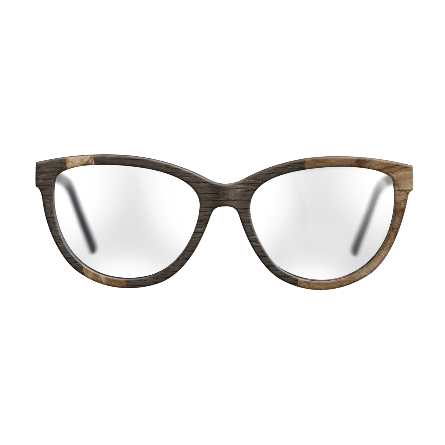 Olive Burl,Fumed Oak: Wedge - The Maiden - Cat - 1967 - SIRIS wood optic